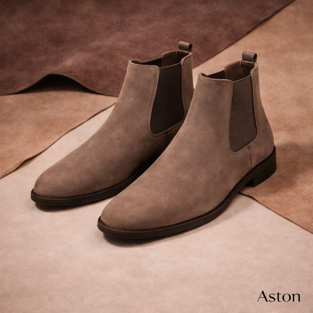 Handcrafted Suede Chelsea - Ash Grey