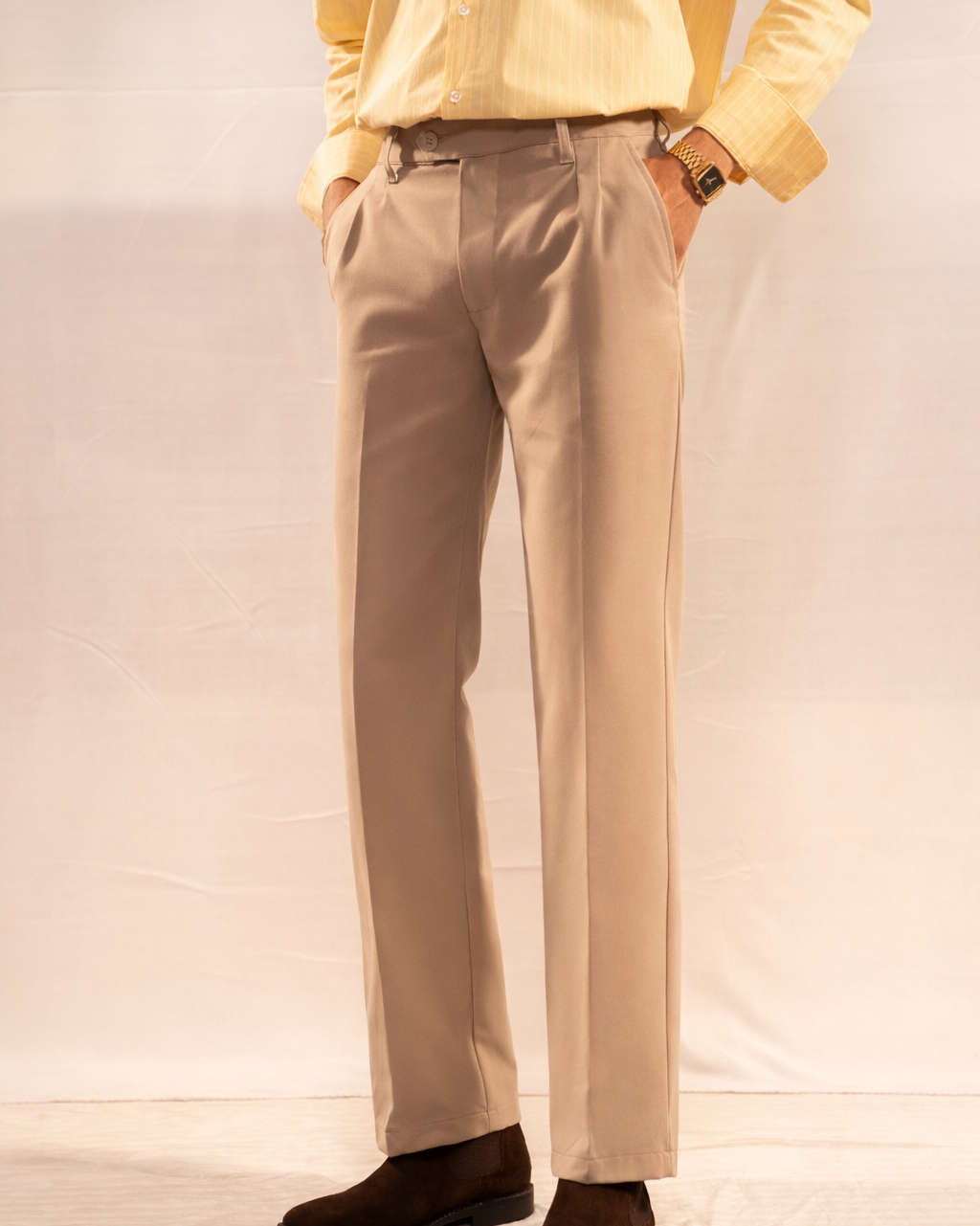 Portofino Formal Pants - Beige