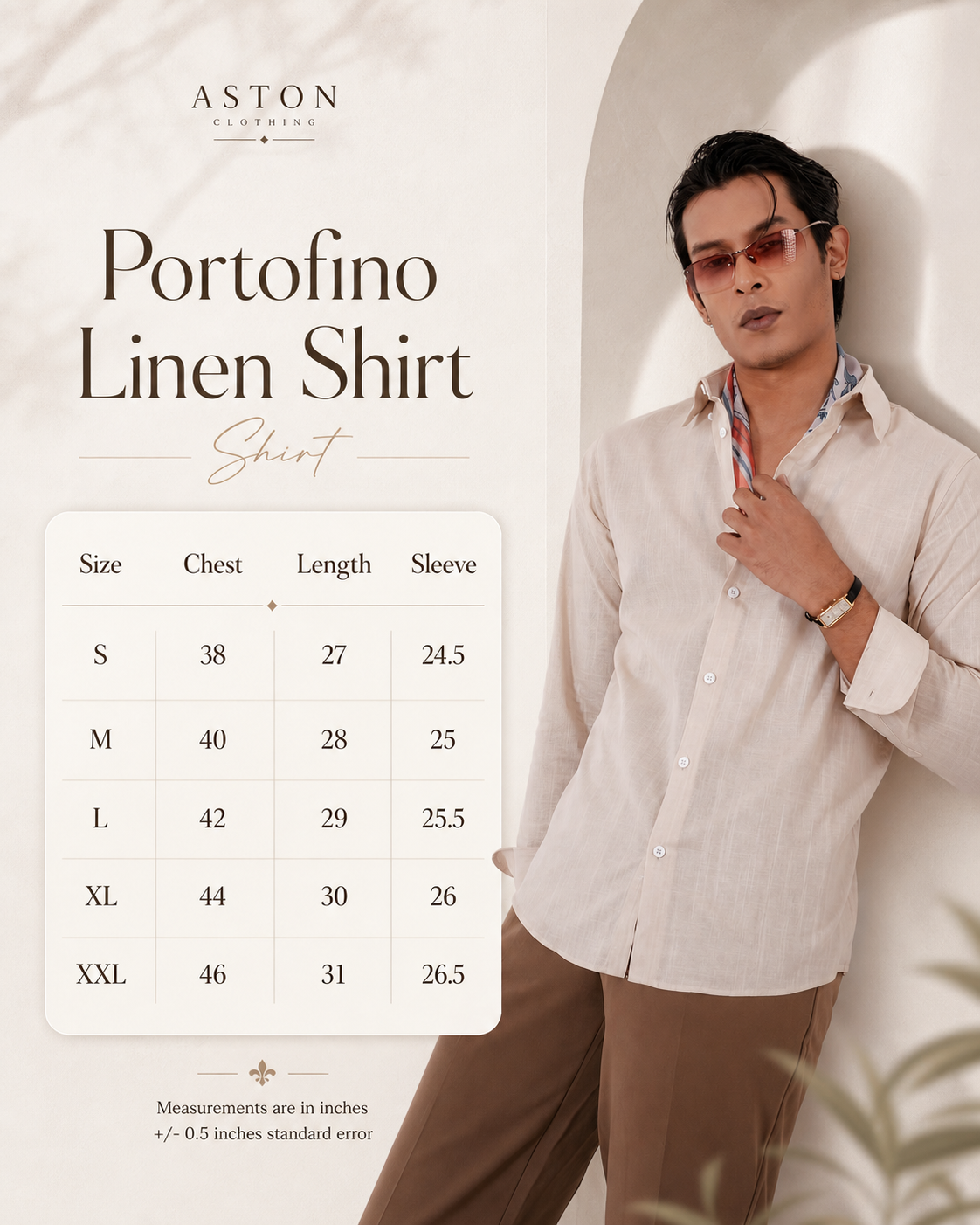 Portofino Linen Shirt - Ivory