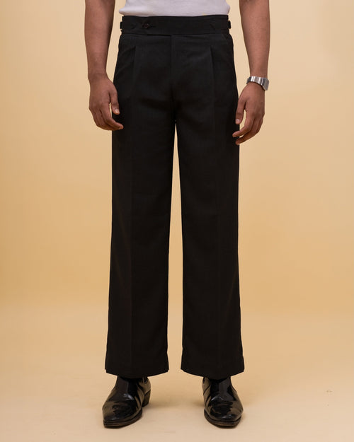 Formal Gurkha Pant - Black