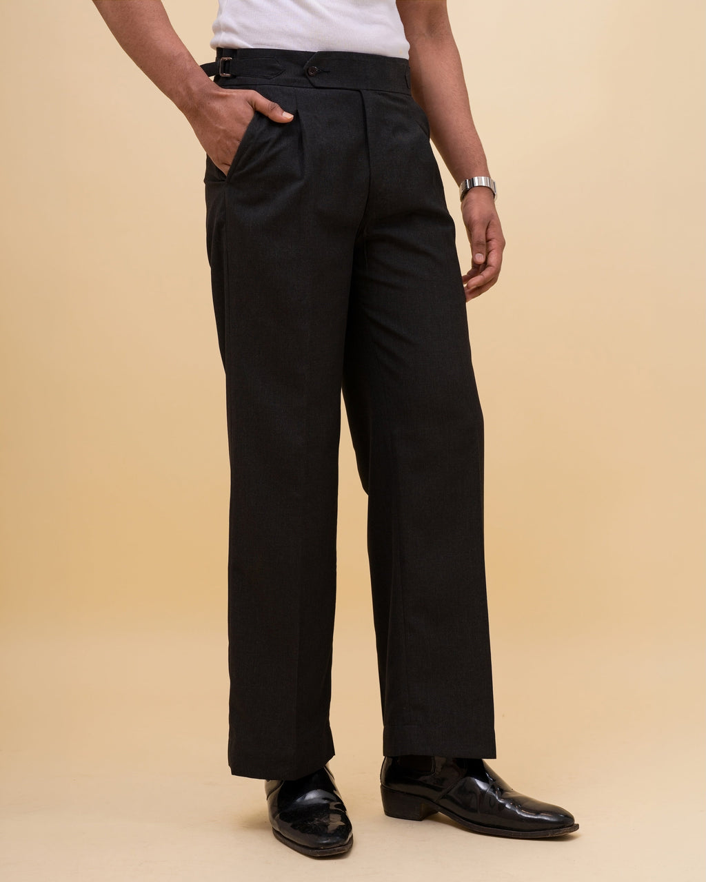 Formal Gurkha Pant - Black