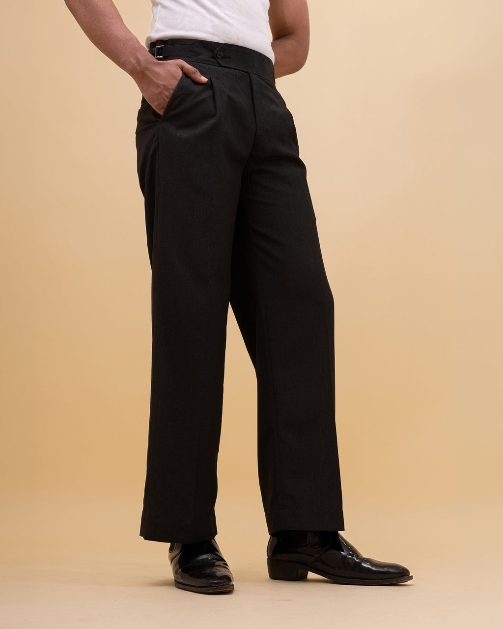 Formal Gurkha Pant - Black