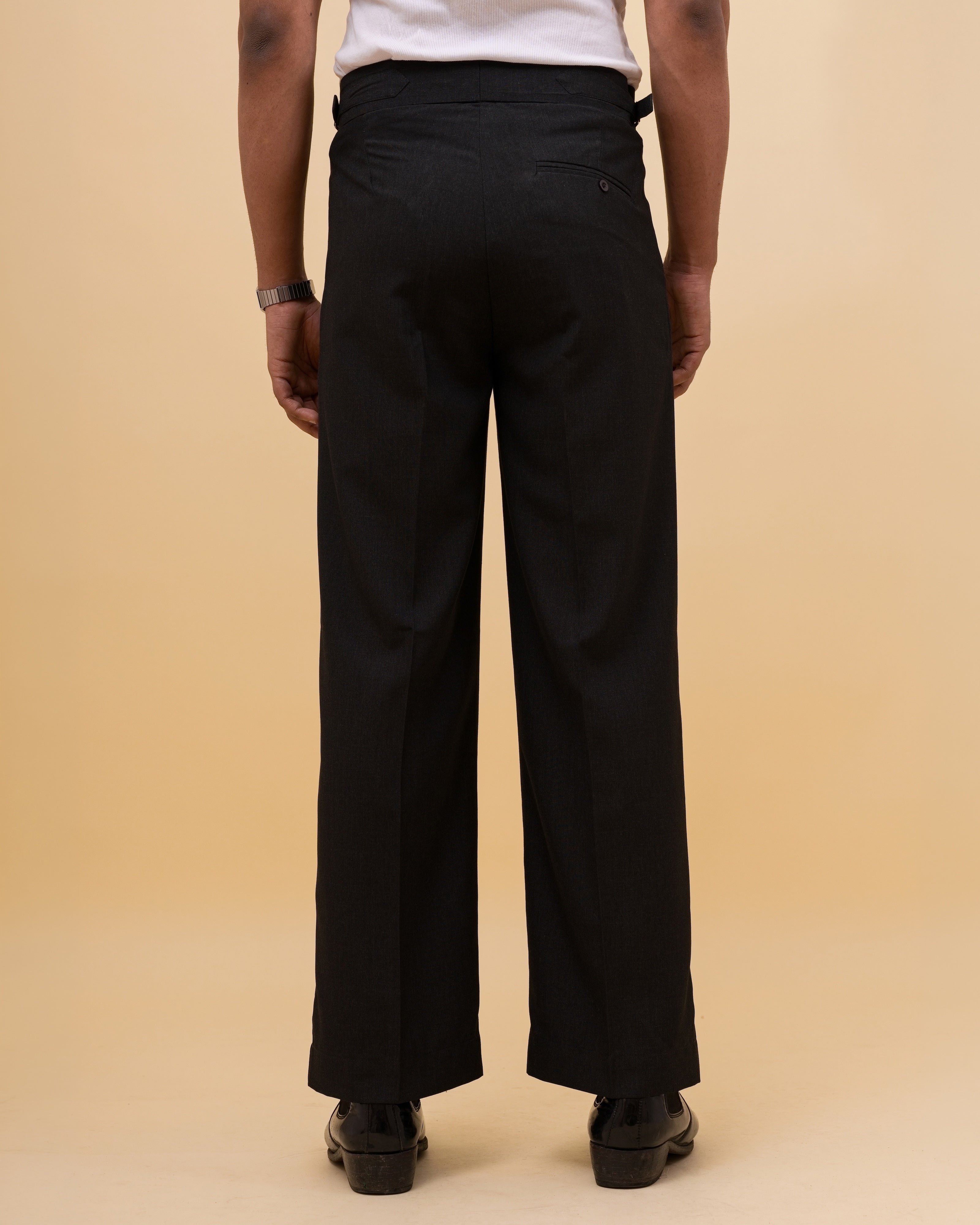 Formal Gurkha Pant - Black
