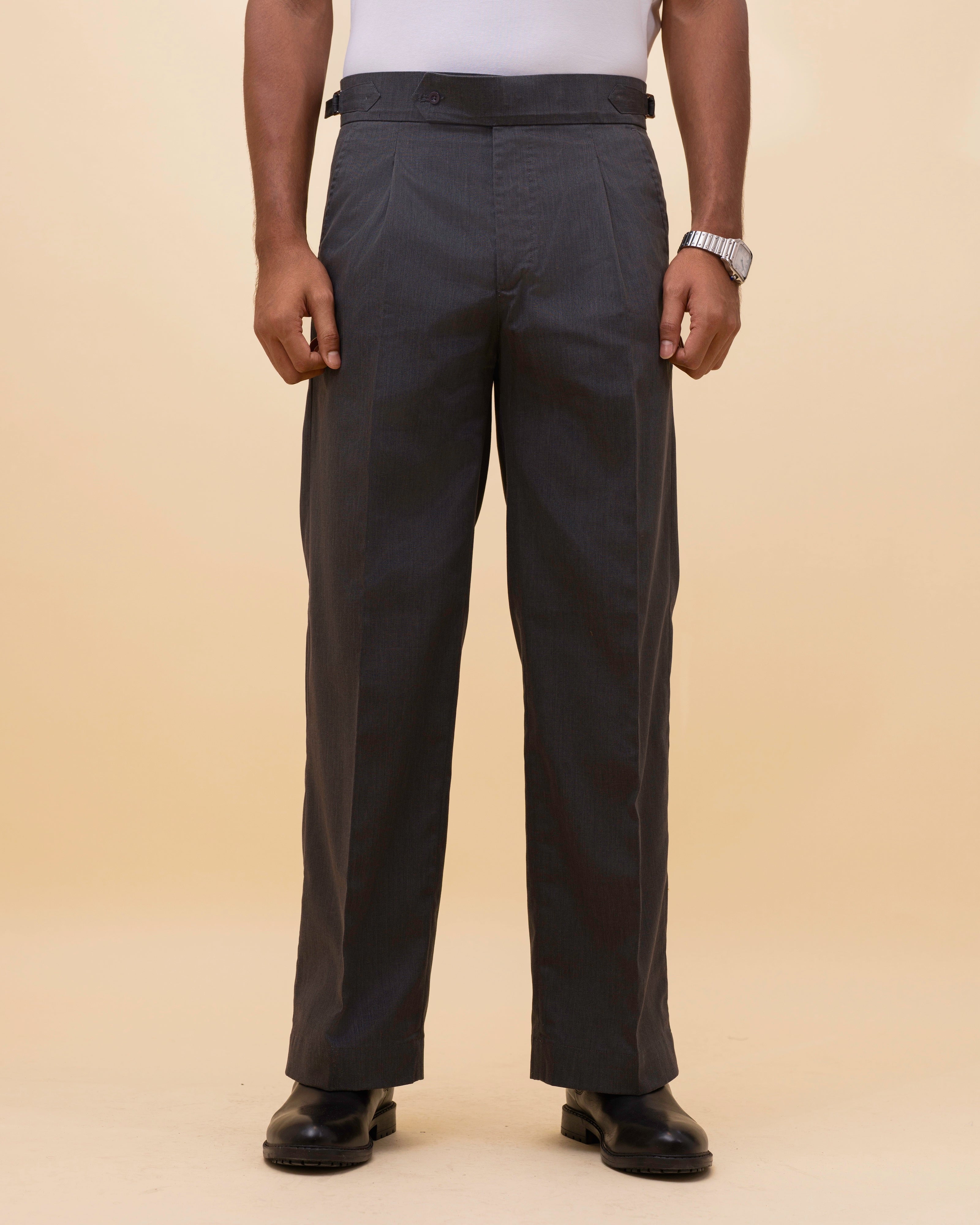 Formal Gurkha Pant - Grey
