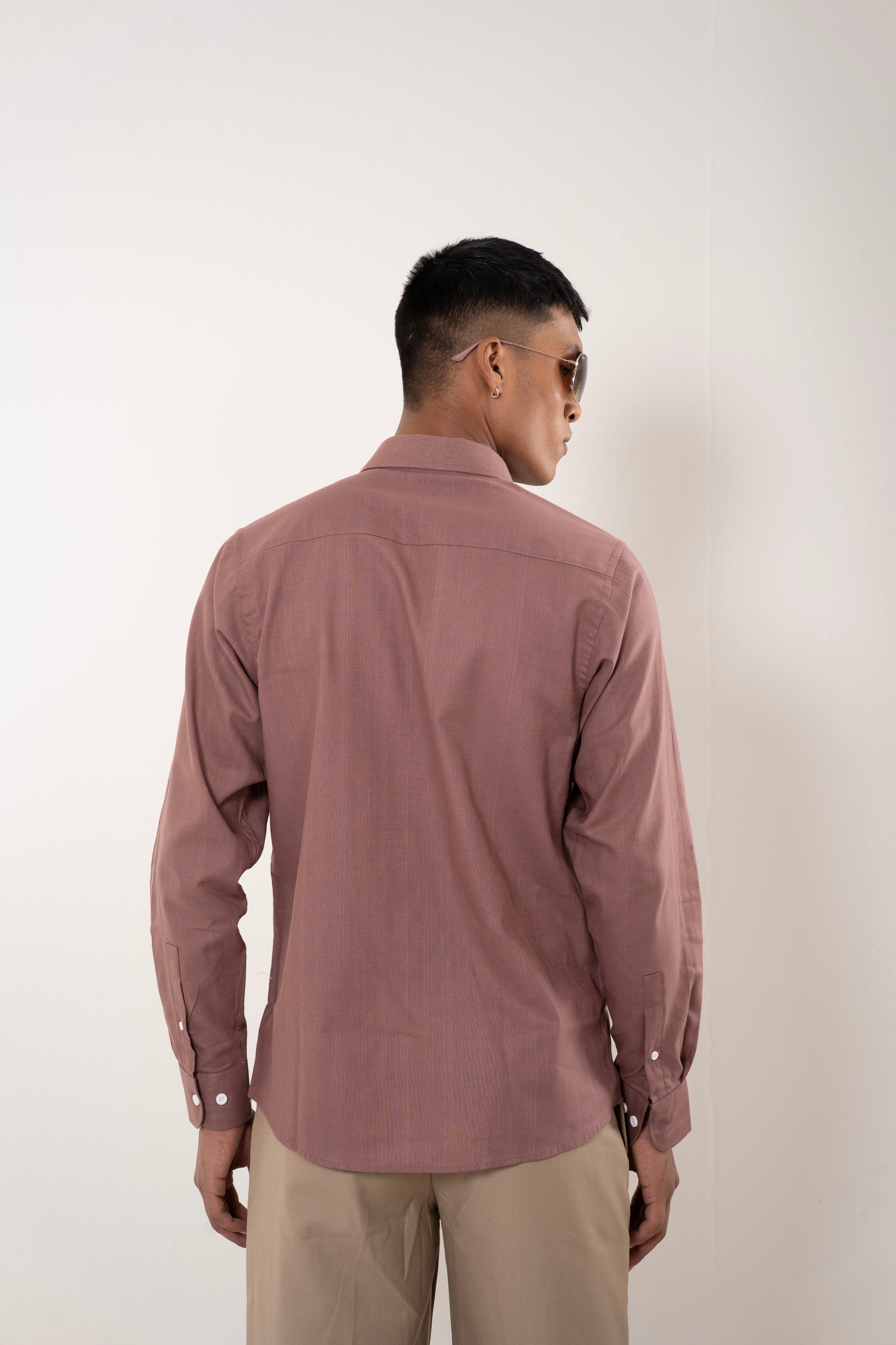 Portofino Linen Shirt - Caramel