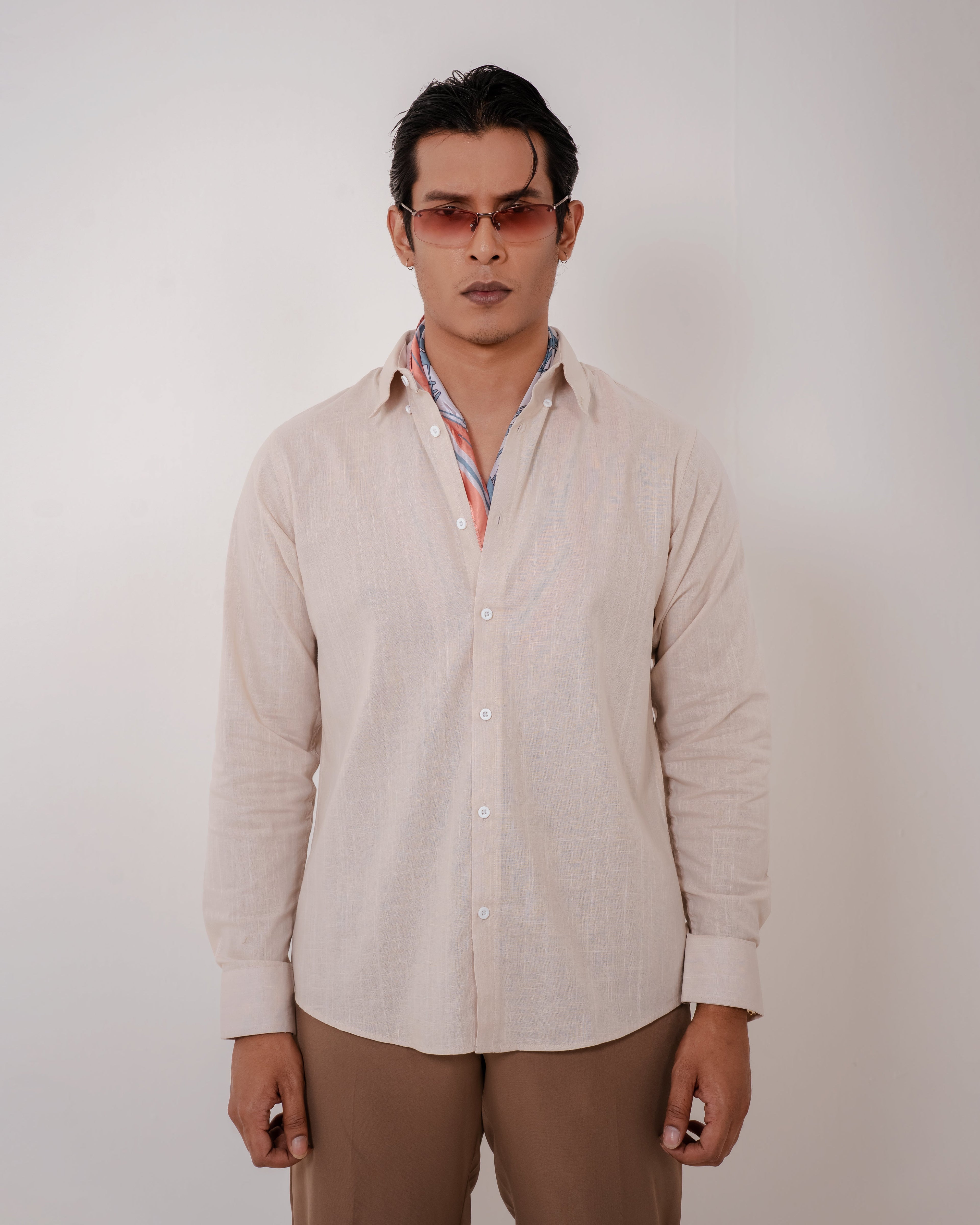 Portofino Linen Shirt - Ivory
