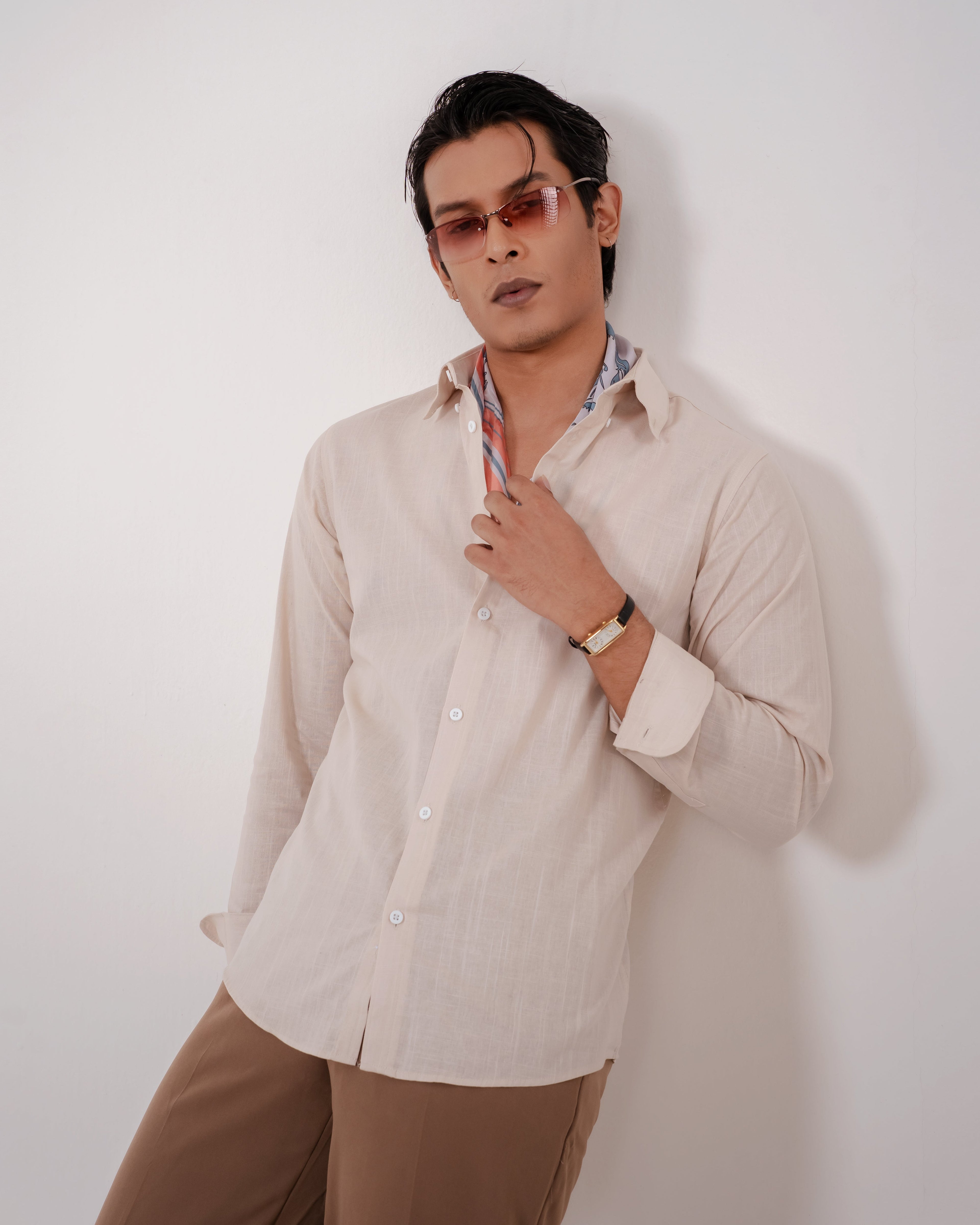 Portofino Linen Shirt - Ivory