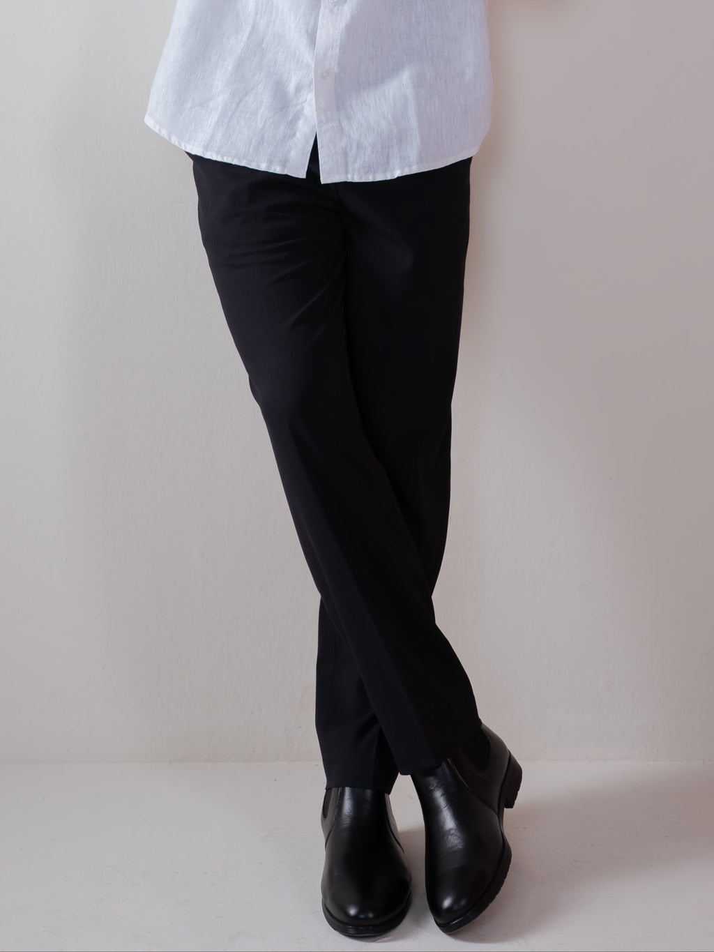 Everyday Formal Gurkha Pants- Black