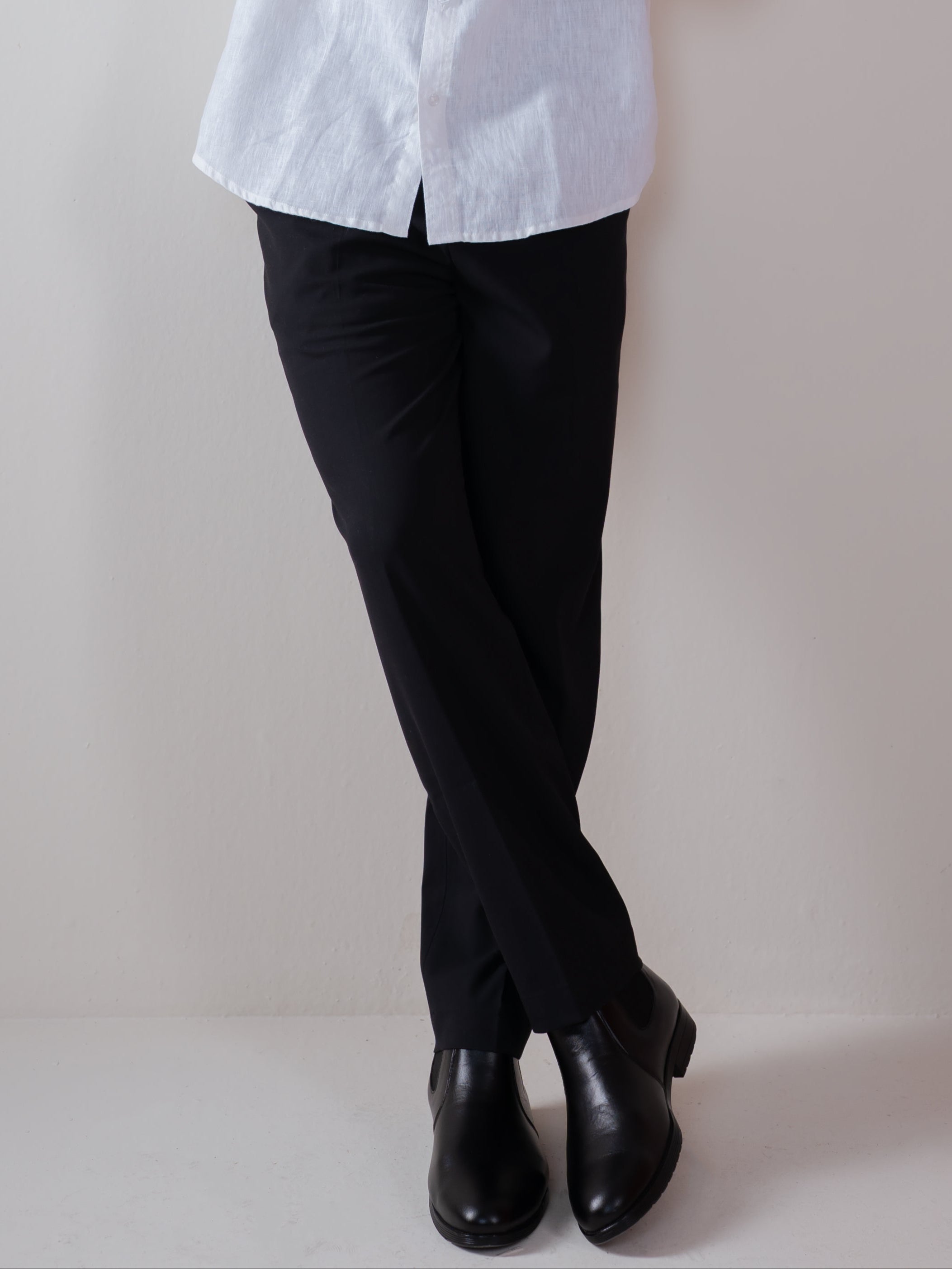 Everyday Formal Gurkha Pants- Black