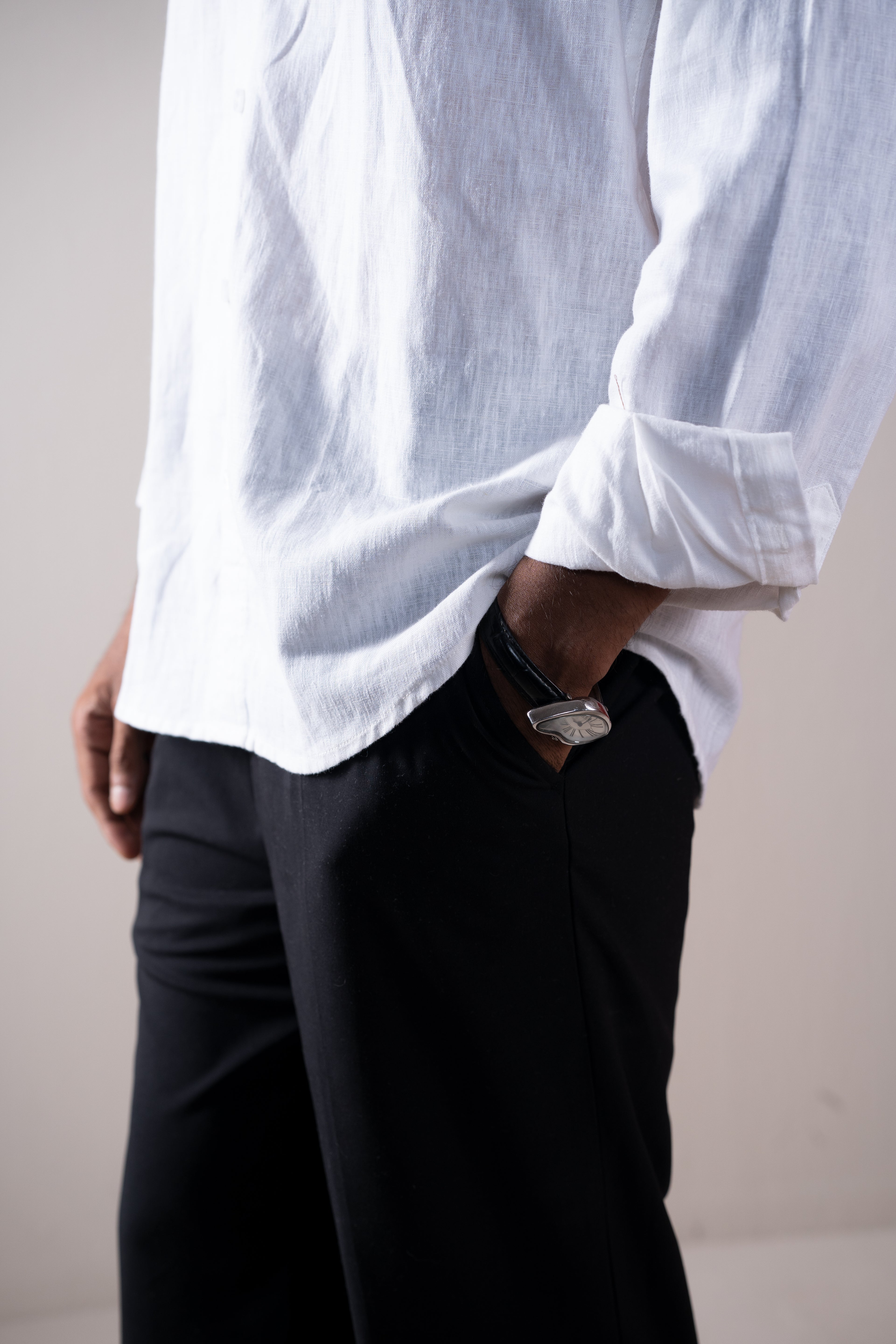 Linen Shirt For Men - White