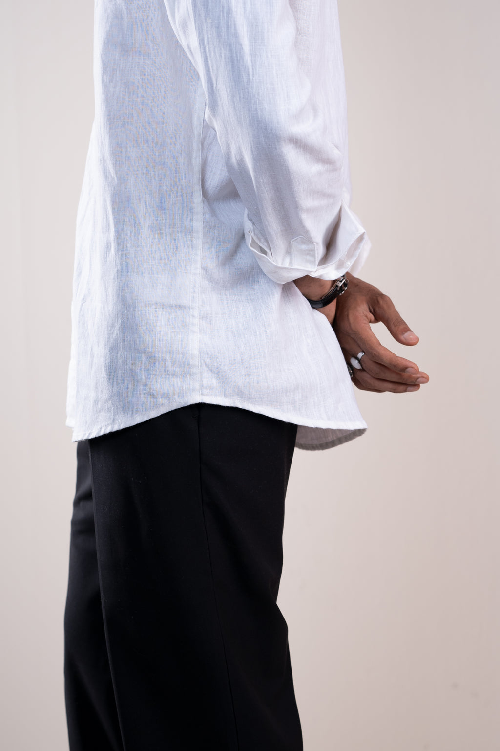Linen Shirt For Men - White
