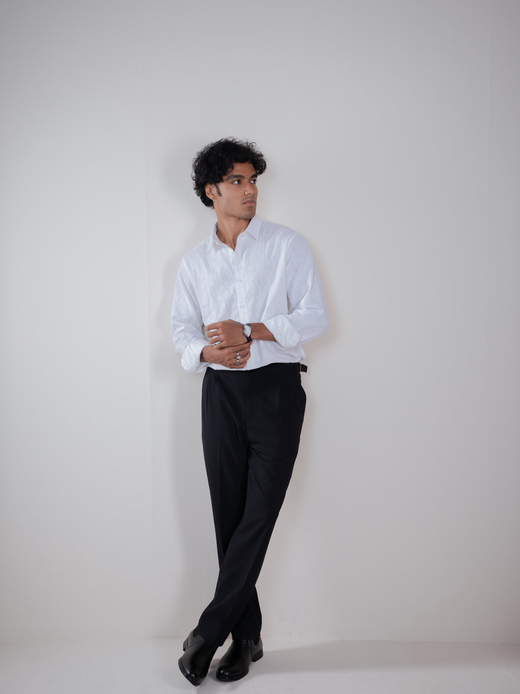 Linen Shirt For Men - White