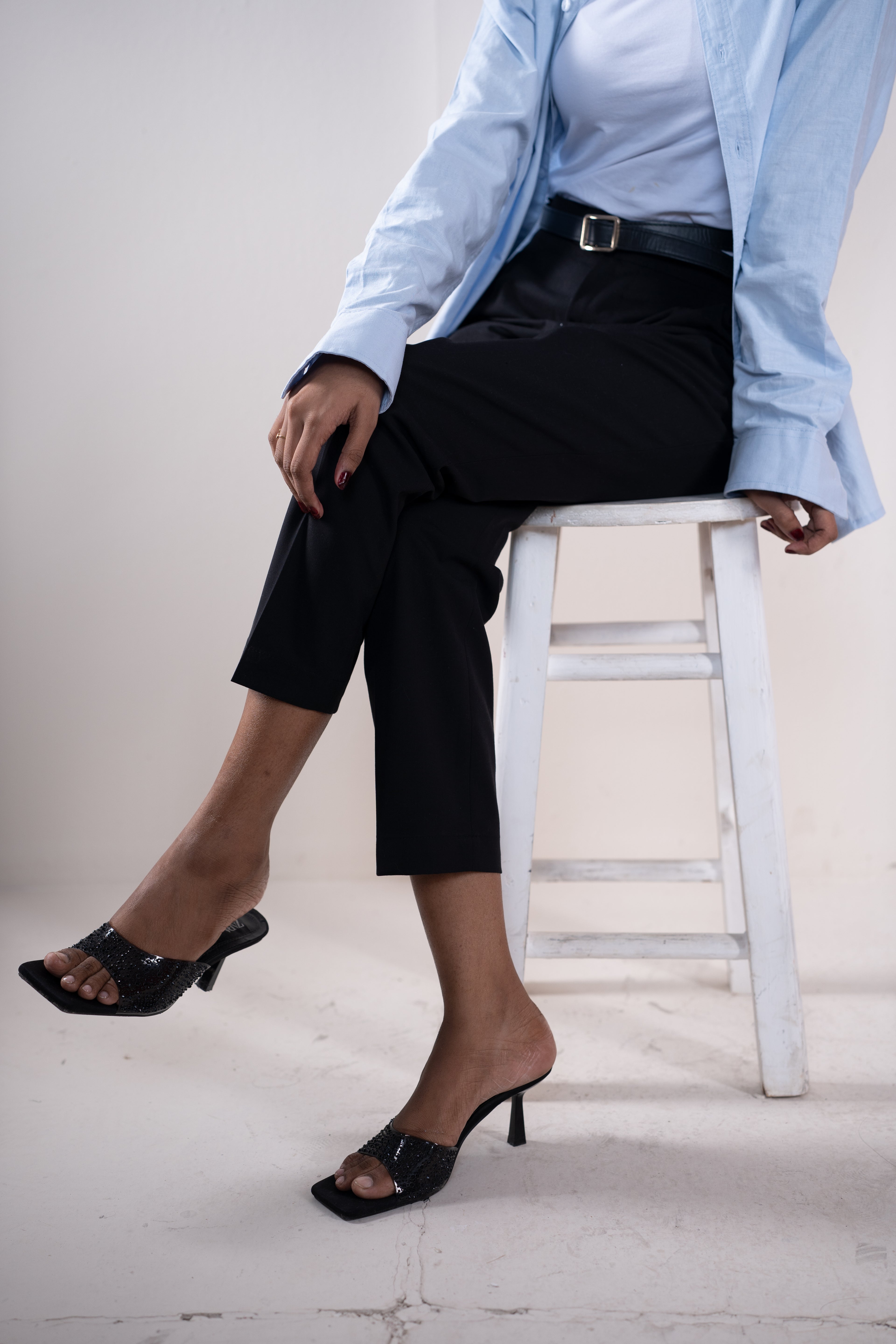 Linen Shirts For Women - Sky Blue