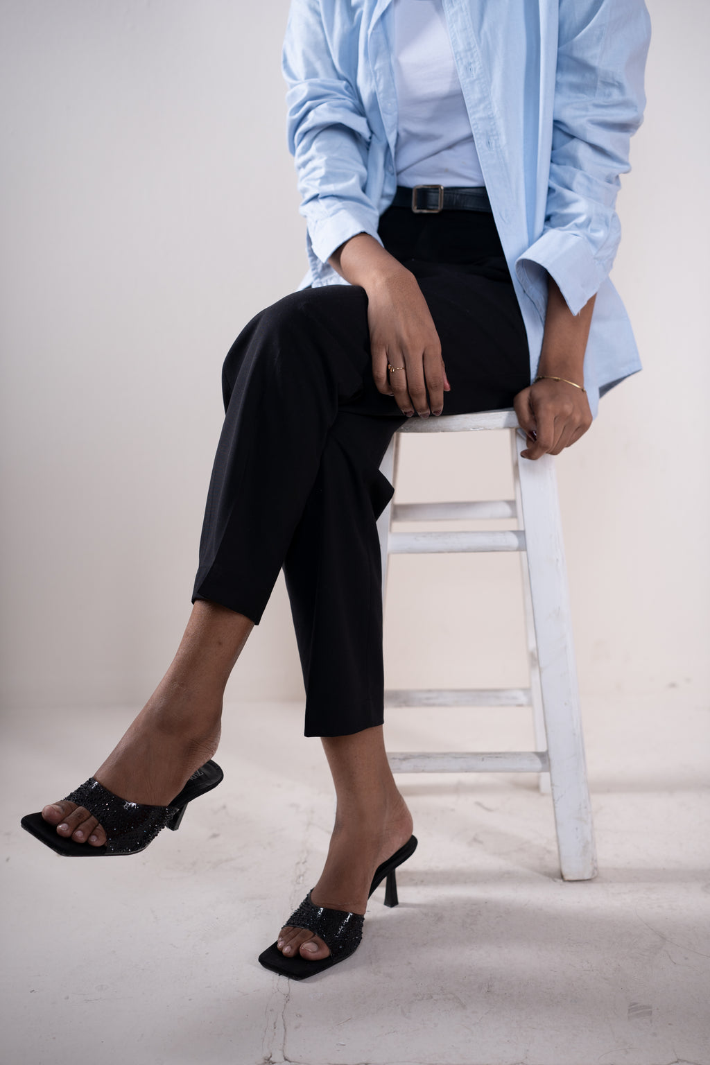 Linen Shirts For Women - Sky Blue