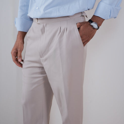 Everyday Formal Gurkha Pants - Beige
