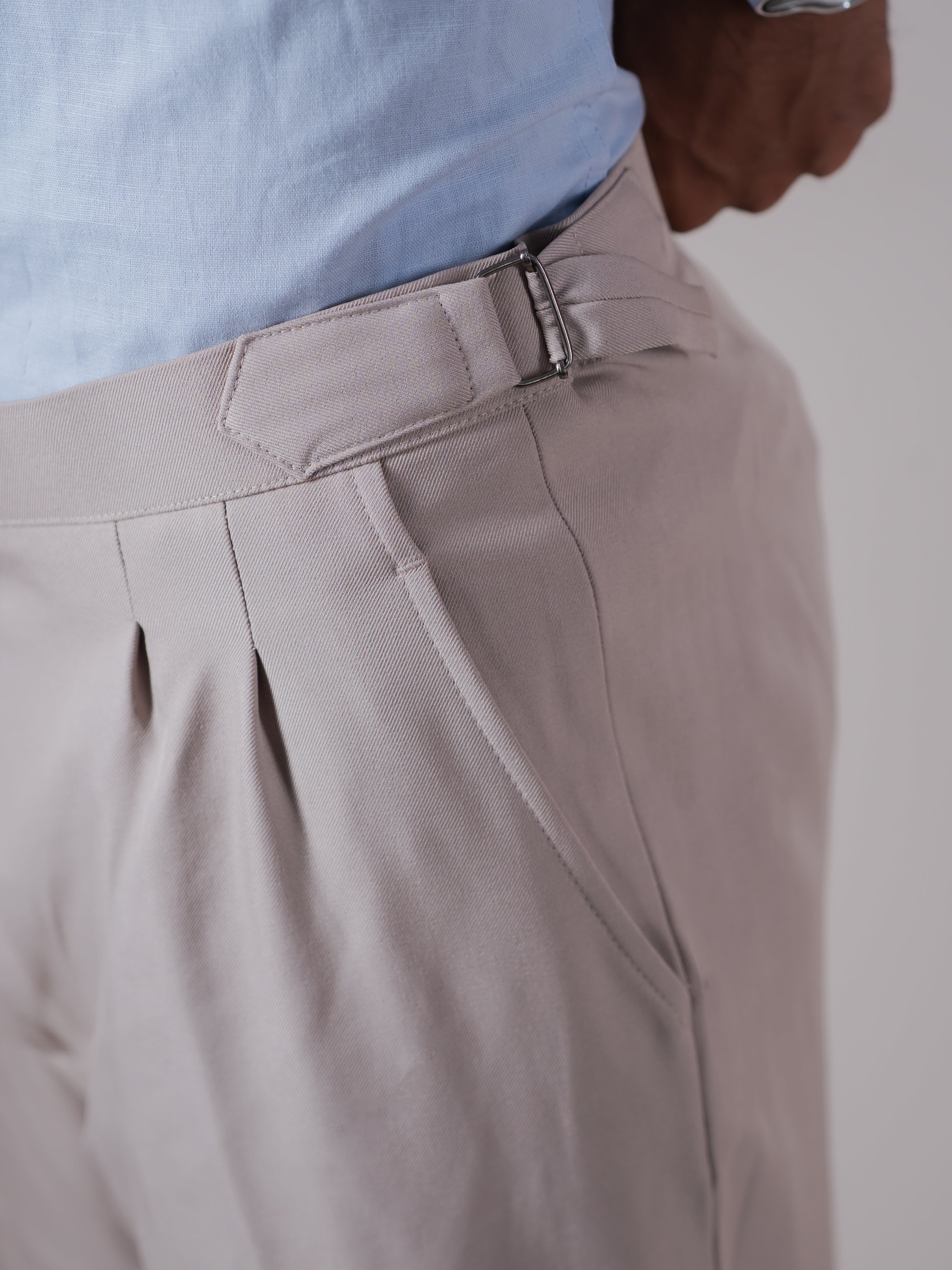 Everyday Formal Gurkha Pants - Beige