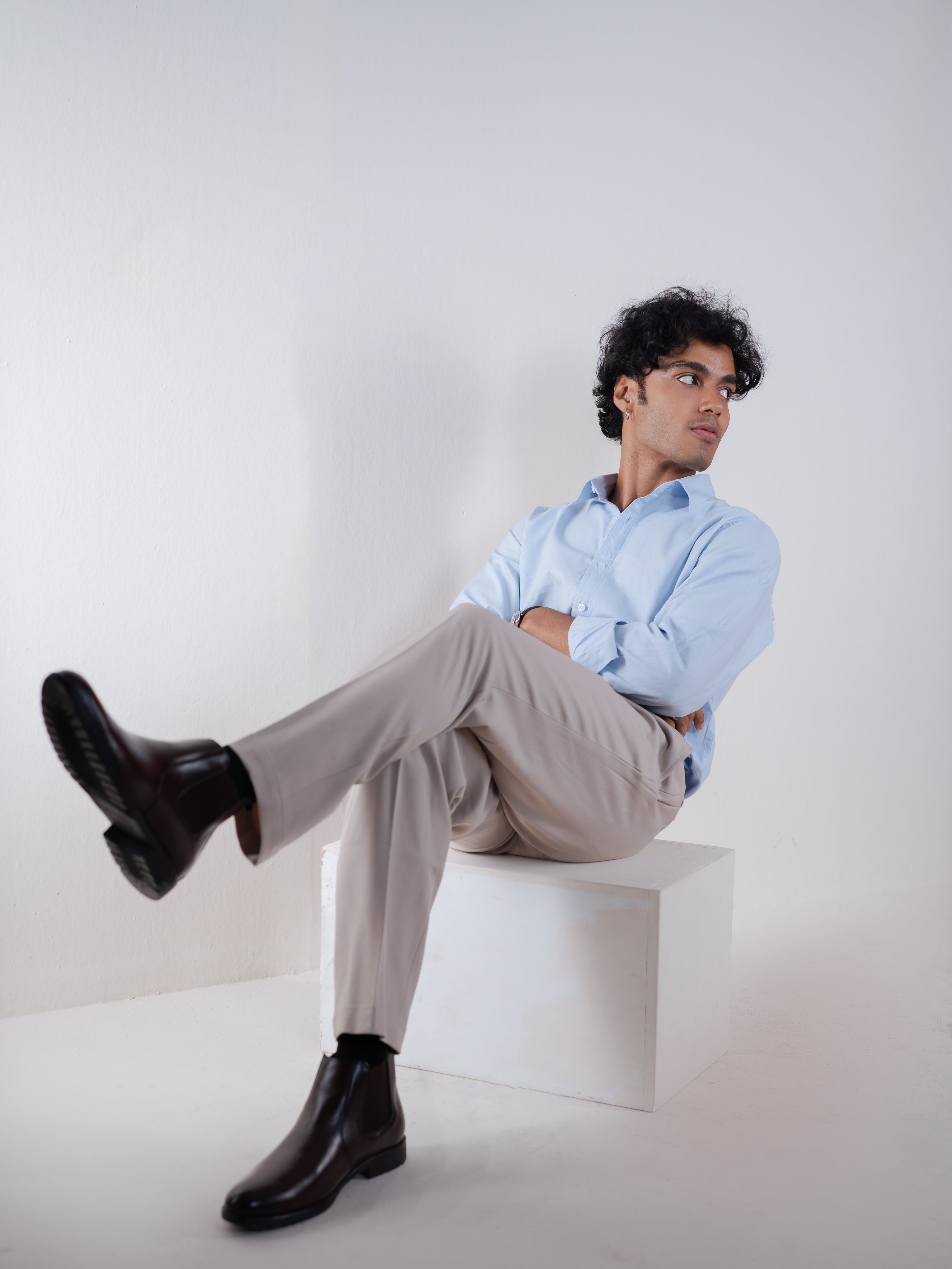 Everyday Formal Gurkha Pants - Beige