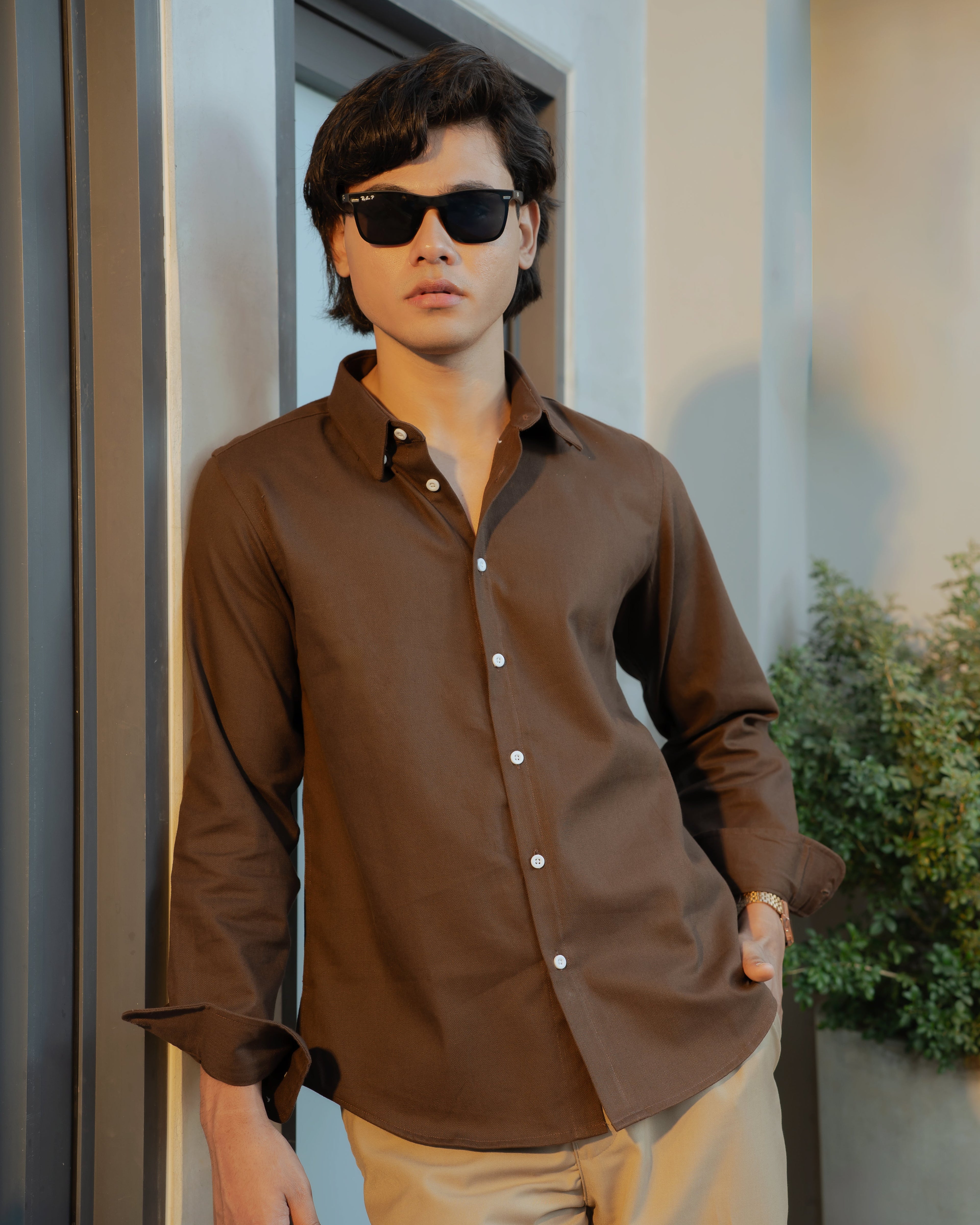 Essential Shirt - Mocha Brown