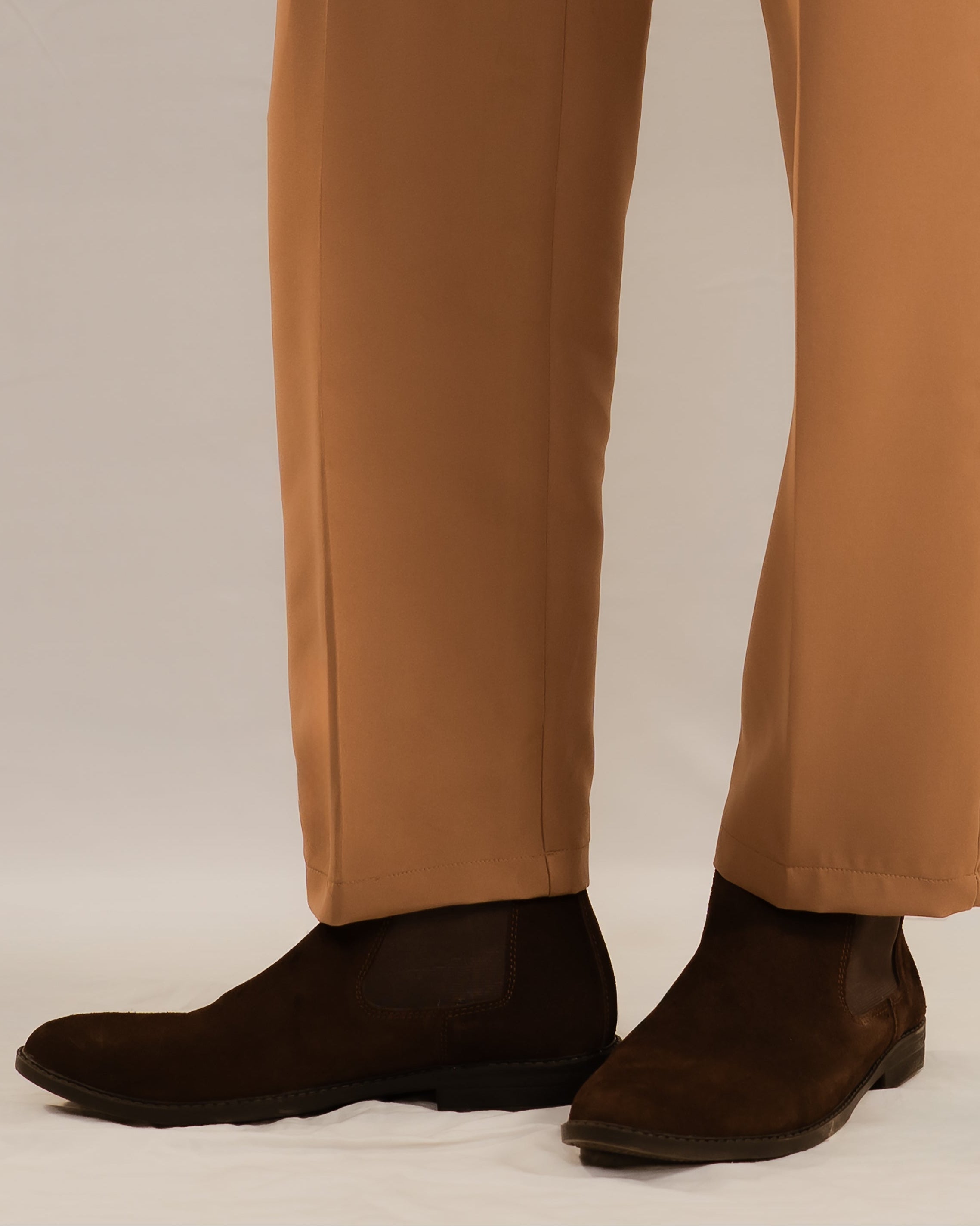 Handcrafted Suede Chelsea - Mocha Brown