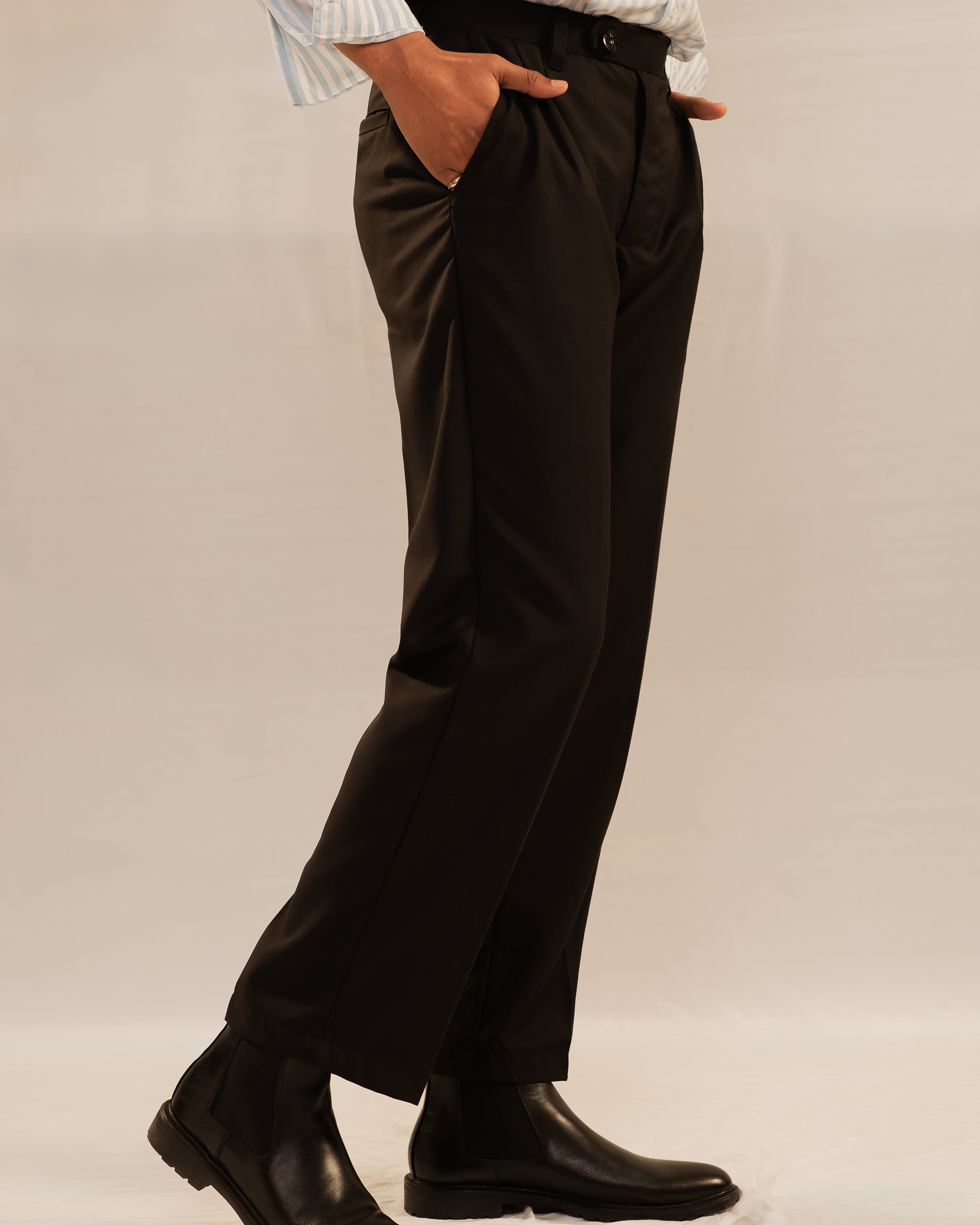 Portofino Formal Pants - Black