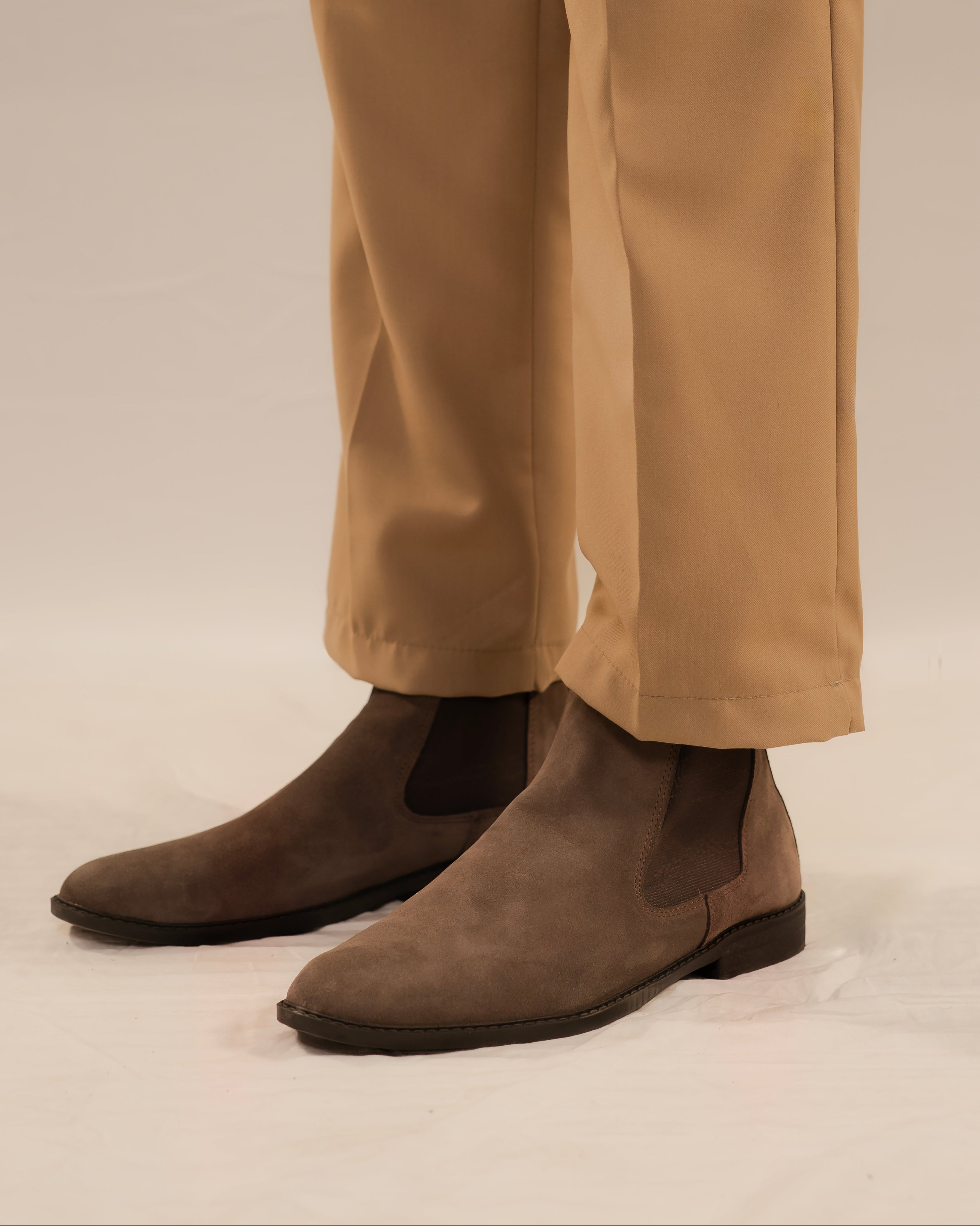 Handcrafted Suede Chelsea - Ash Grey