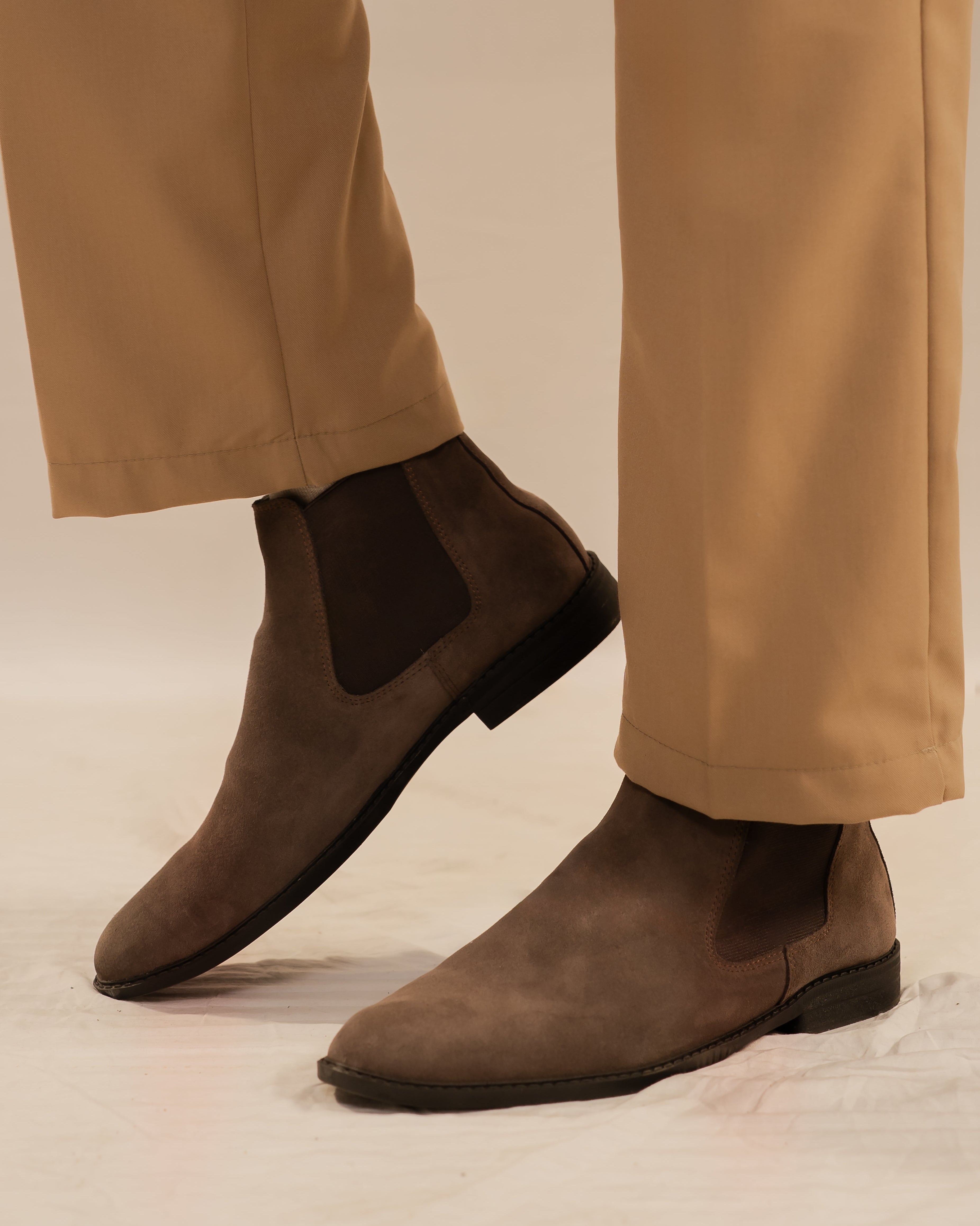 Handcrafted Suede Chelsea - Ash Grey