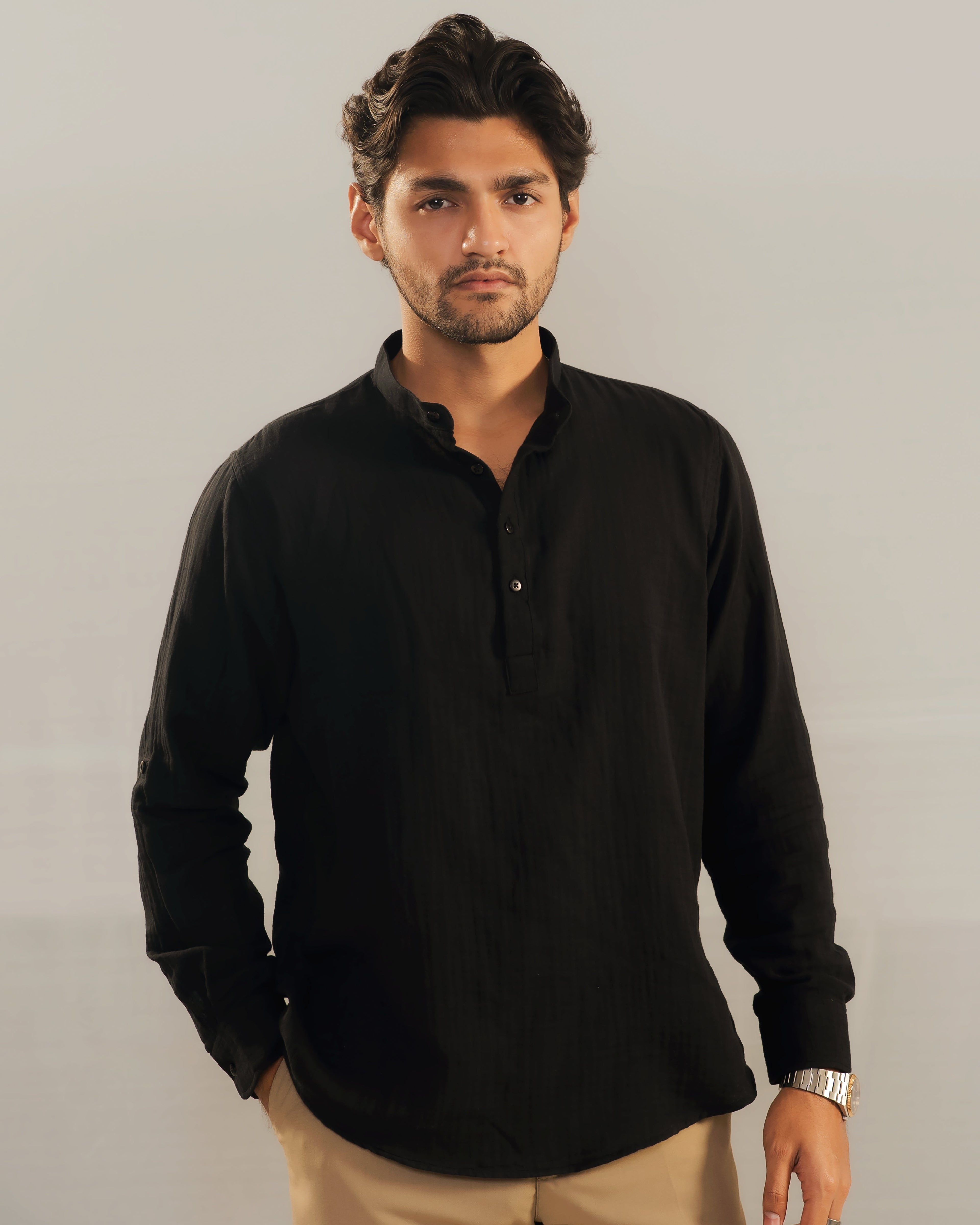 Summer Henley - Black