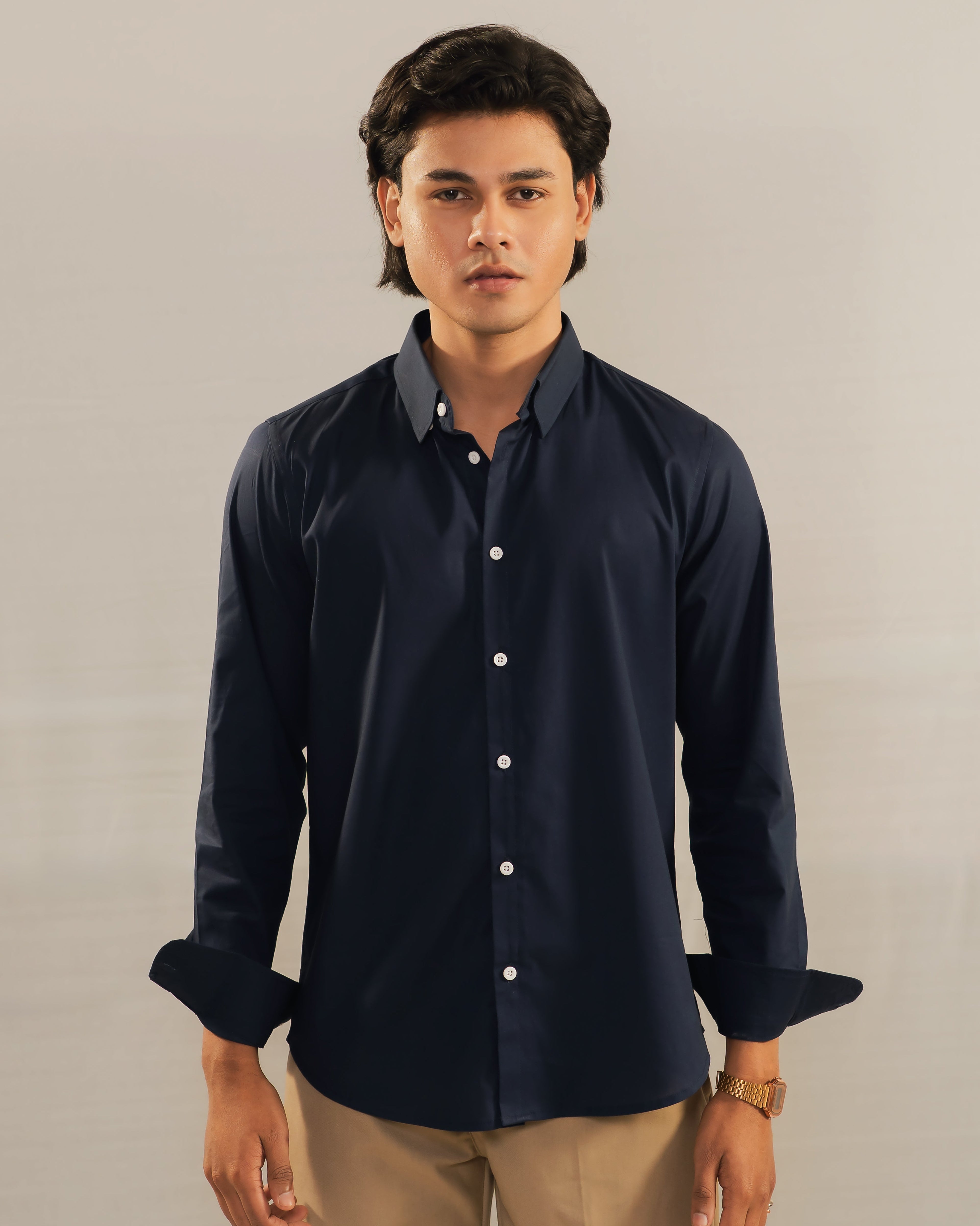 Essential Shirt - Midnight Blue