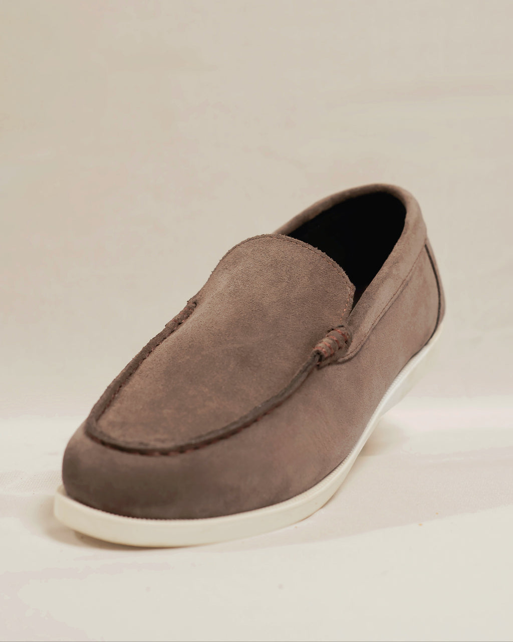 Handcrafted Suede Loafer - Ash Grey