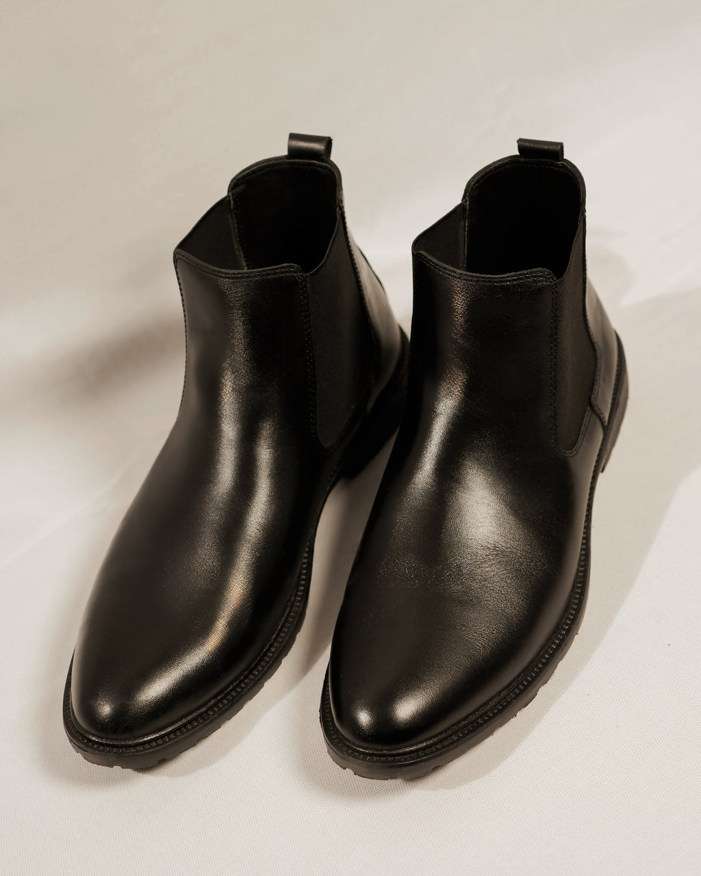 Handcrafted Leather Chelsea - Black