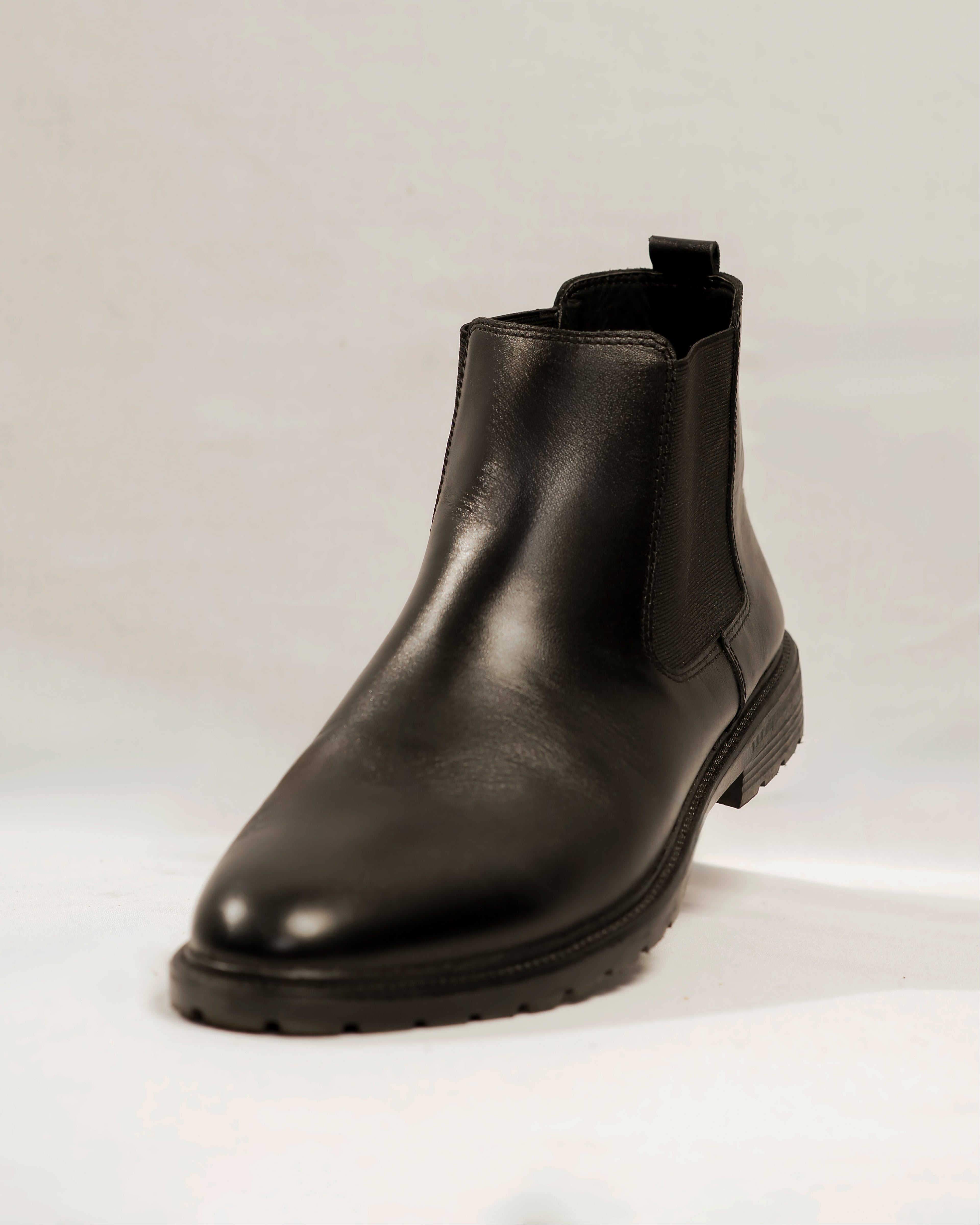 Handcrafted Leather Chelsea - Black