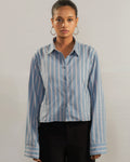 Everyday Stripe Shirt - Powder Blue
