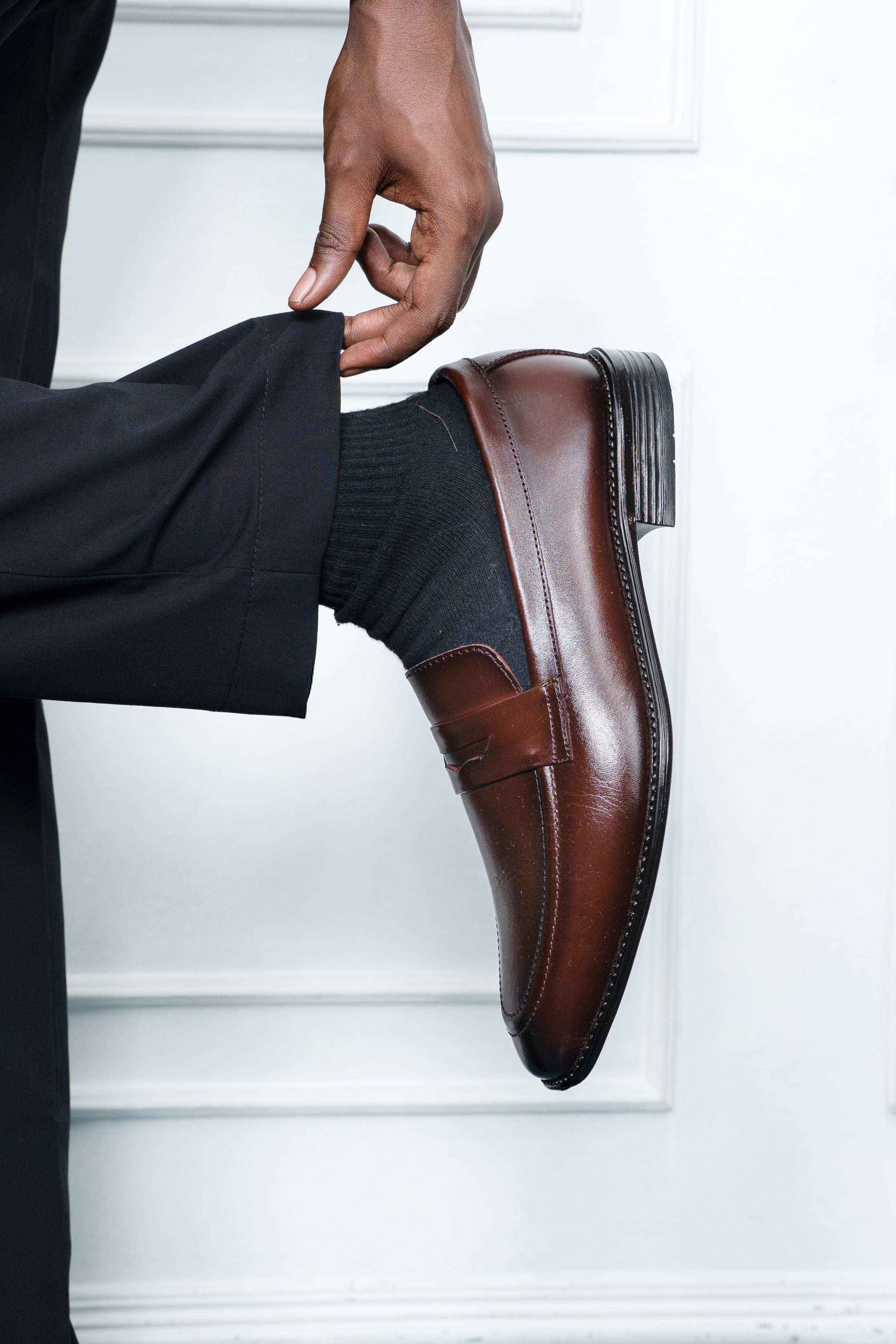 Handcrafted Penny Loafer- Brown