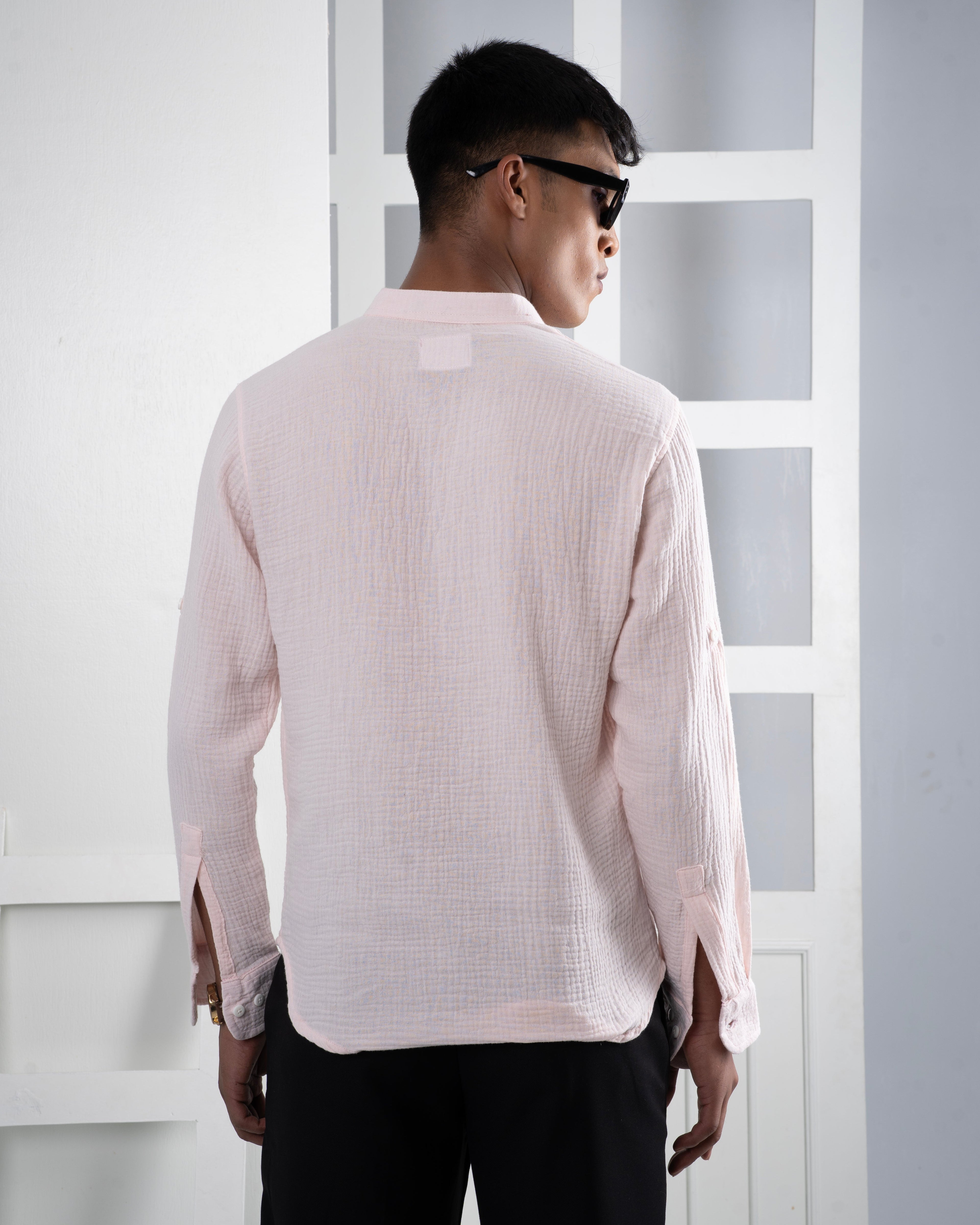 Summer Henley - Light Pink