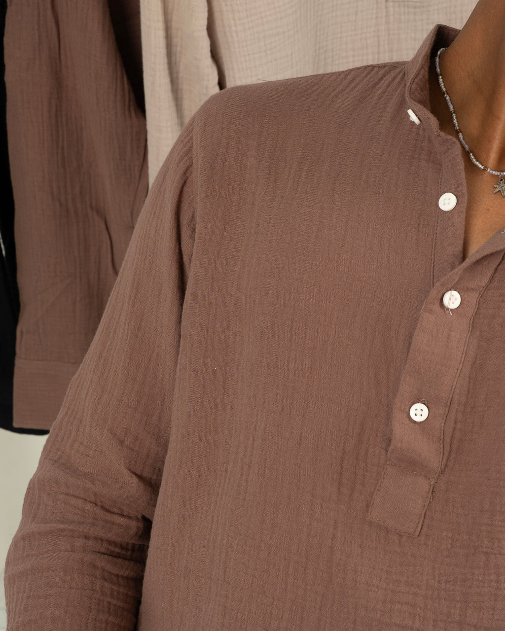 Summer Henley - Mocha Brown