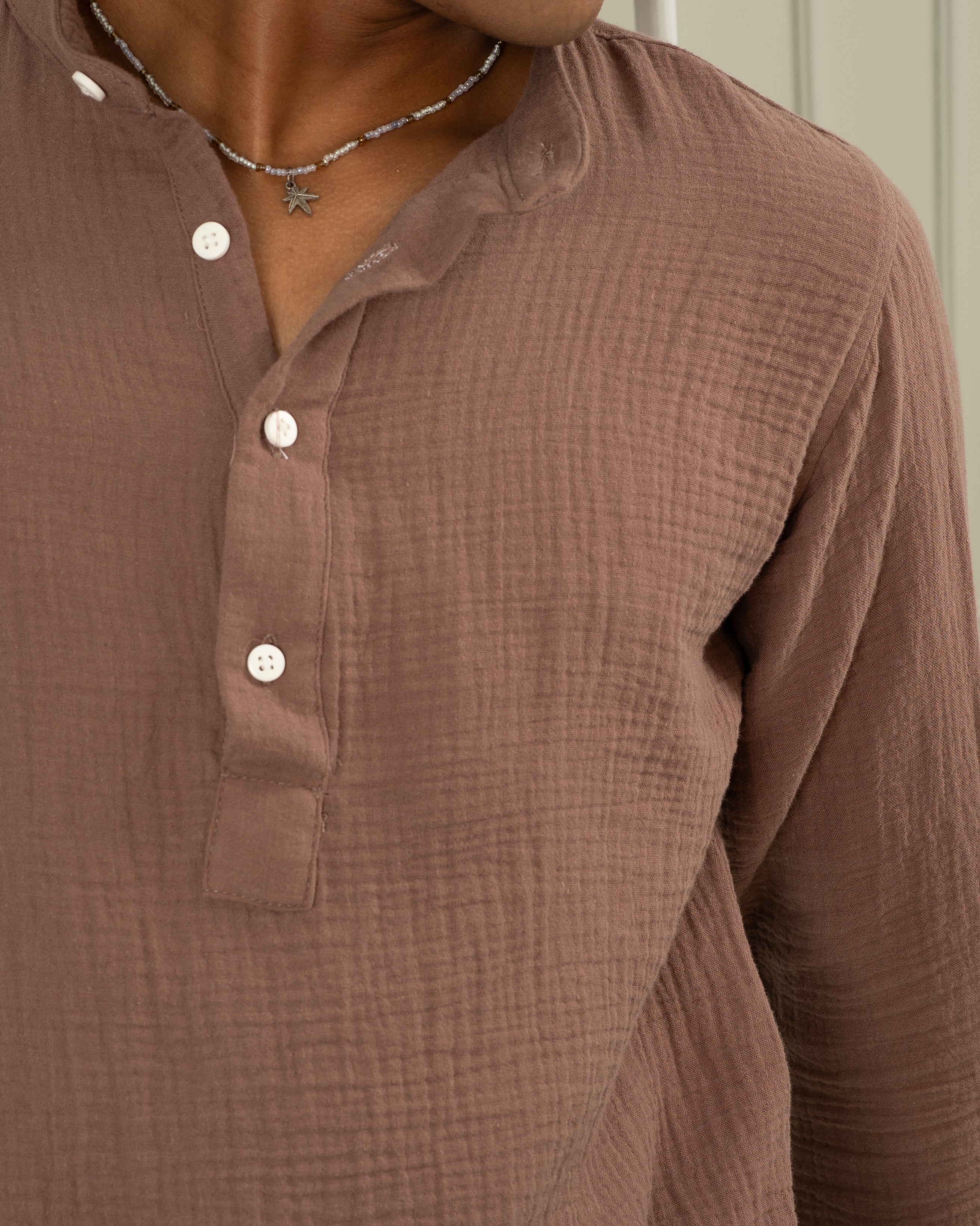 Summer Henley - Mocha Brown