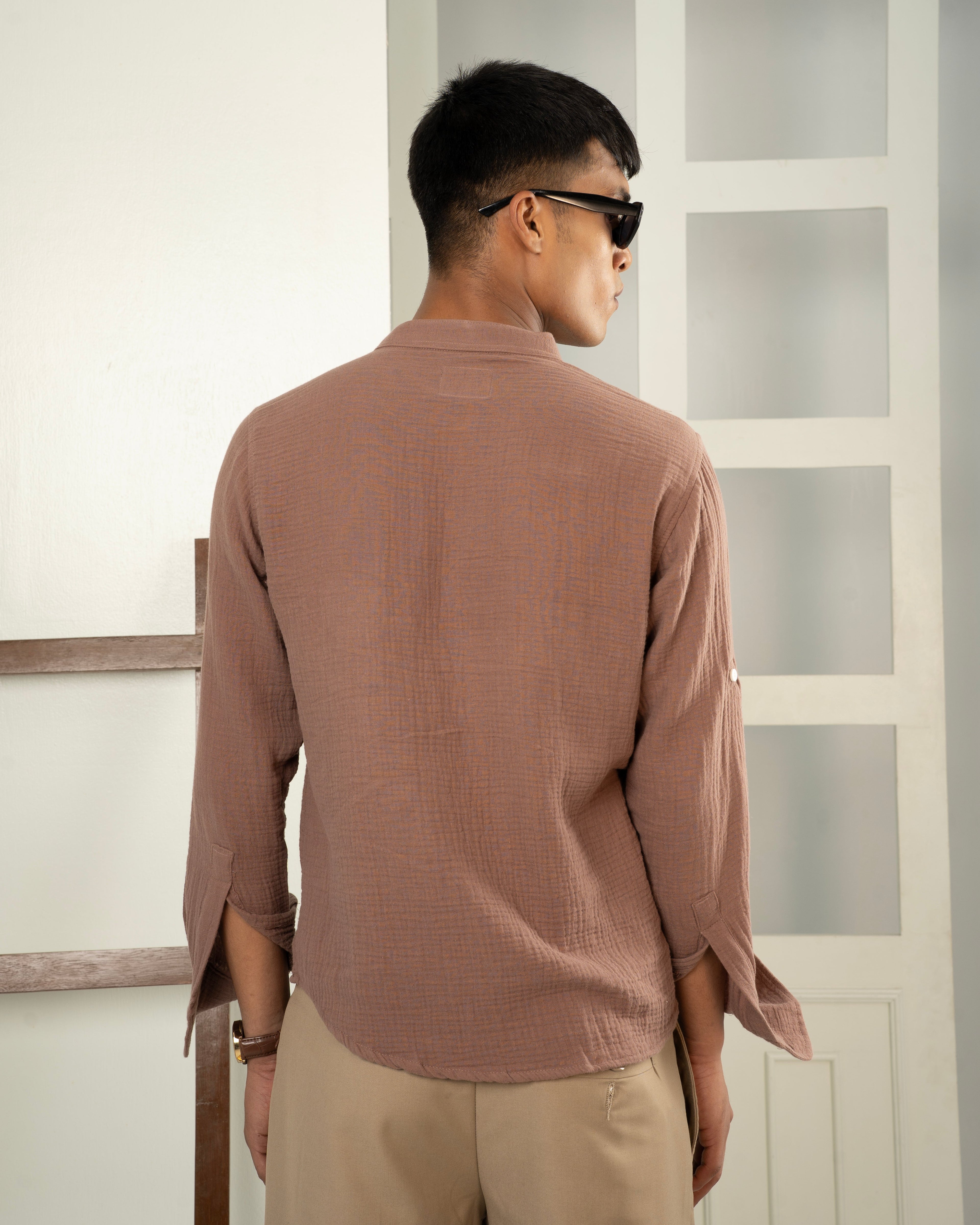 Summer Henley - Mocha Brown