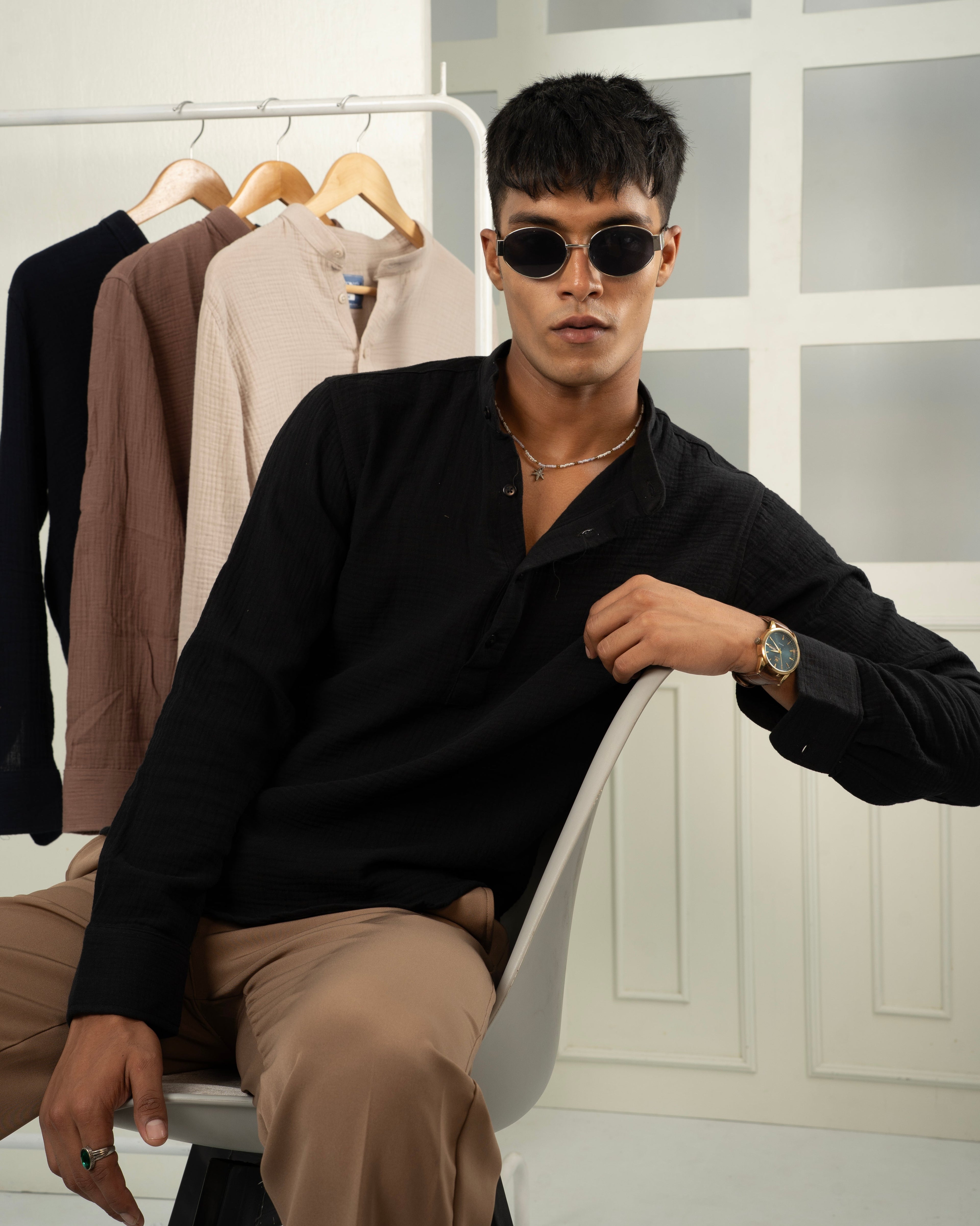 Summer Henley - Black