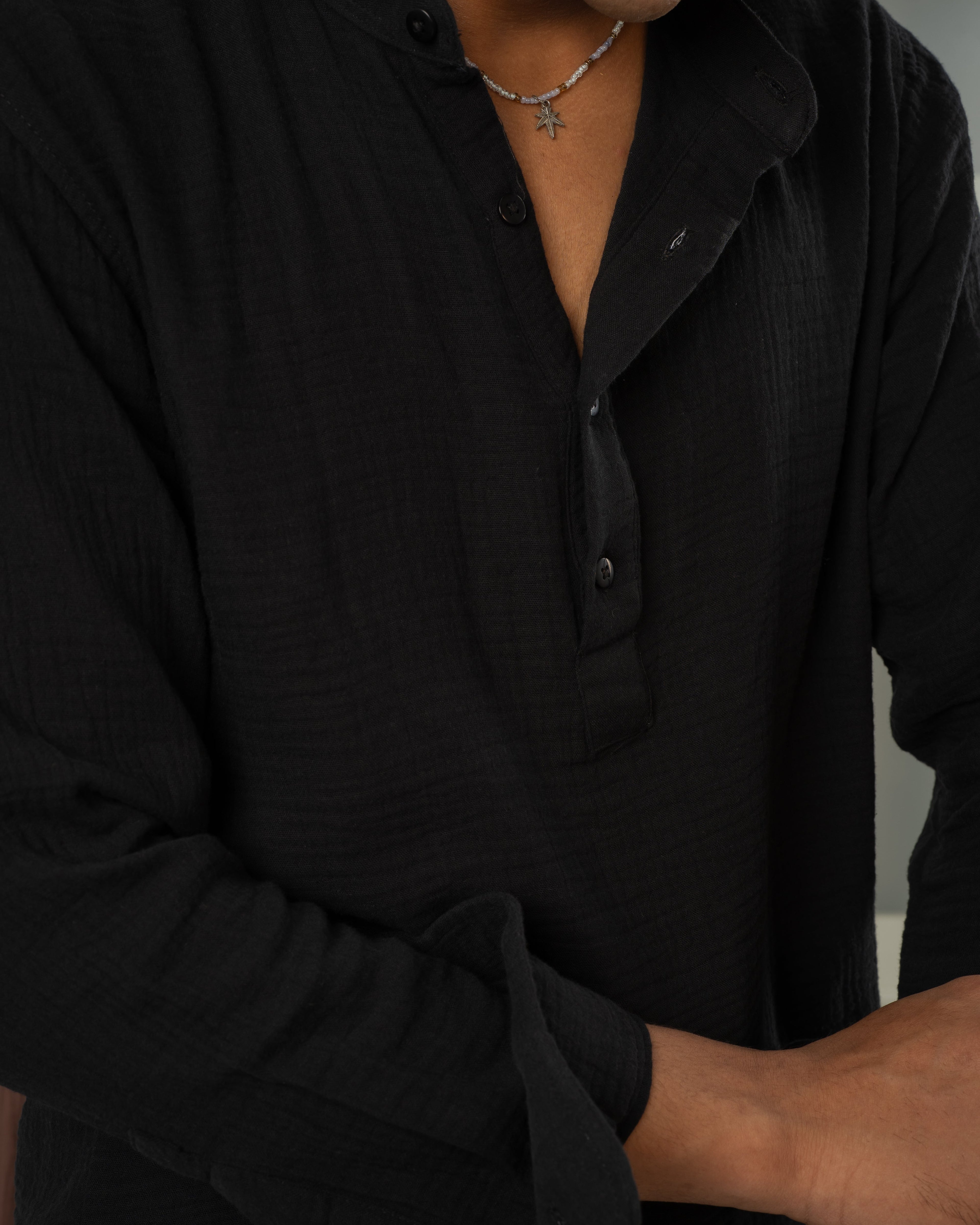 Summer Henley - Black