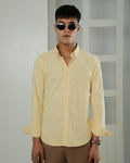 Riviera Stripe Shirt - Butter Yellow
