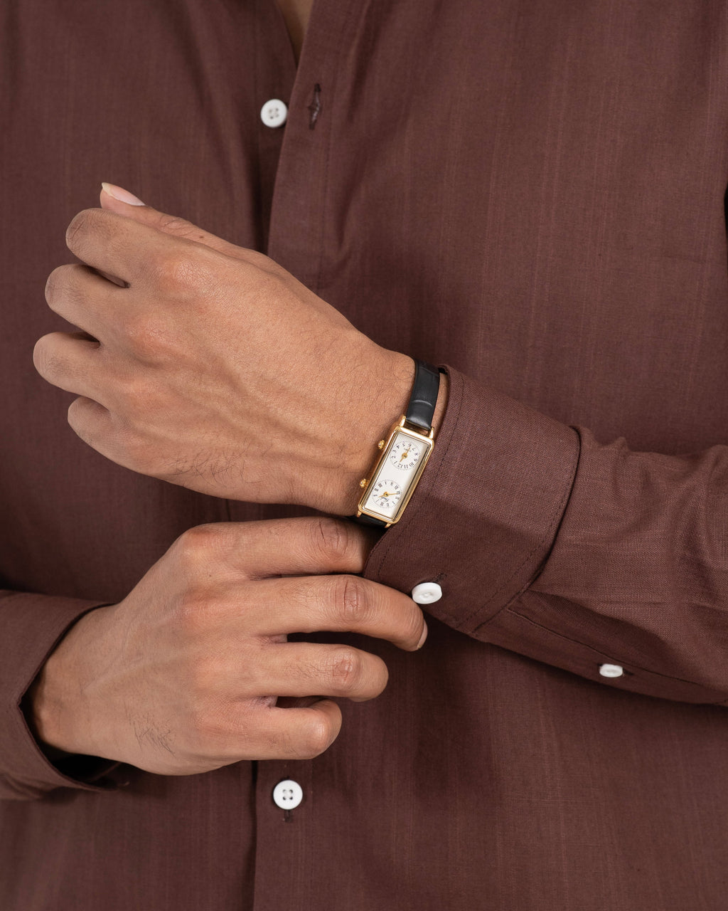Portofino Linen Shirt - Mocha Brown