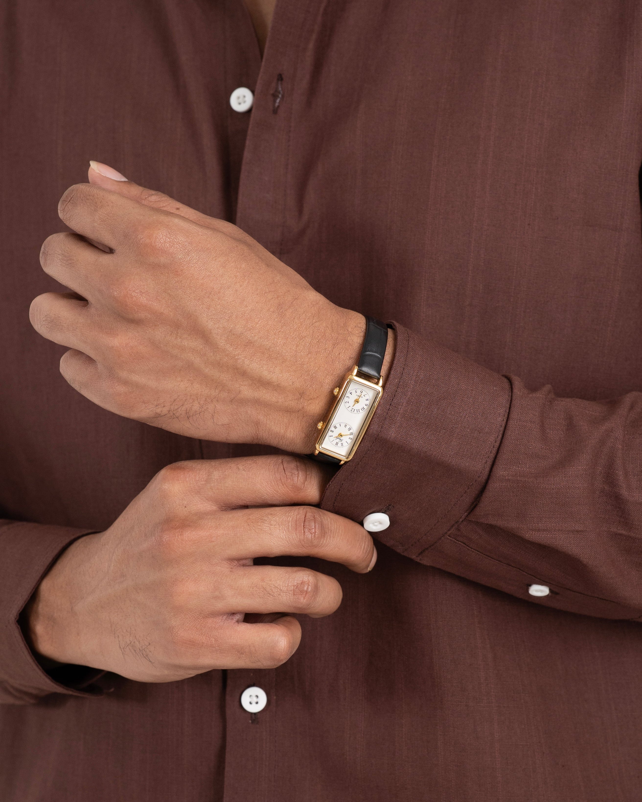 Portofino Linen Shirt - Mocha Brown